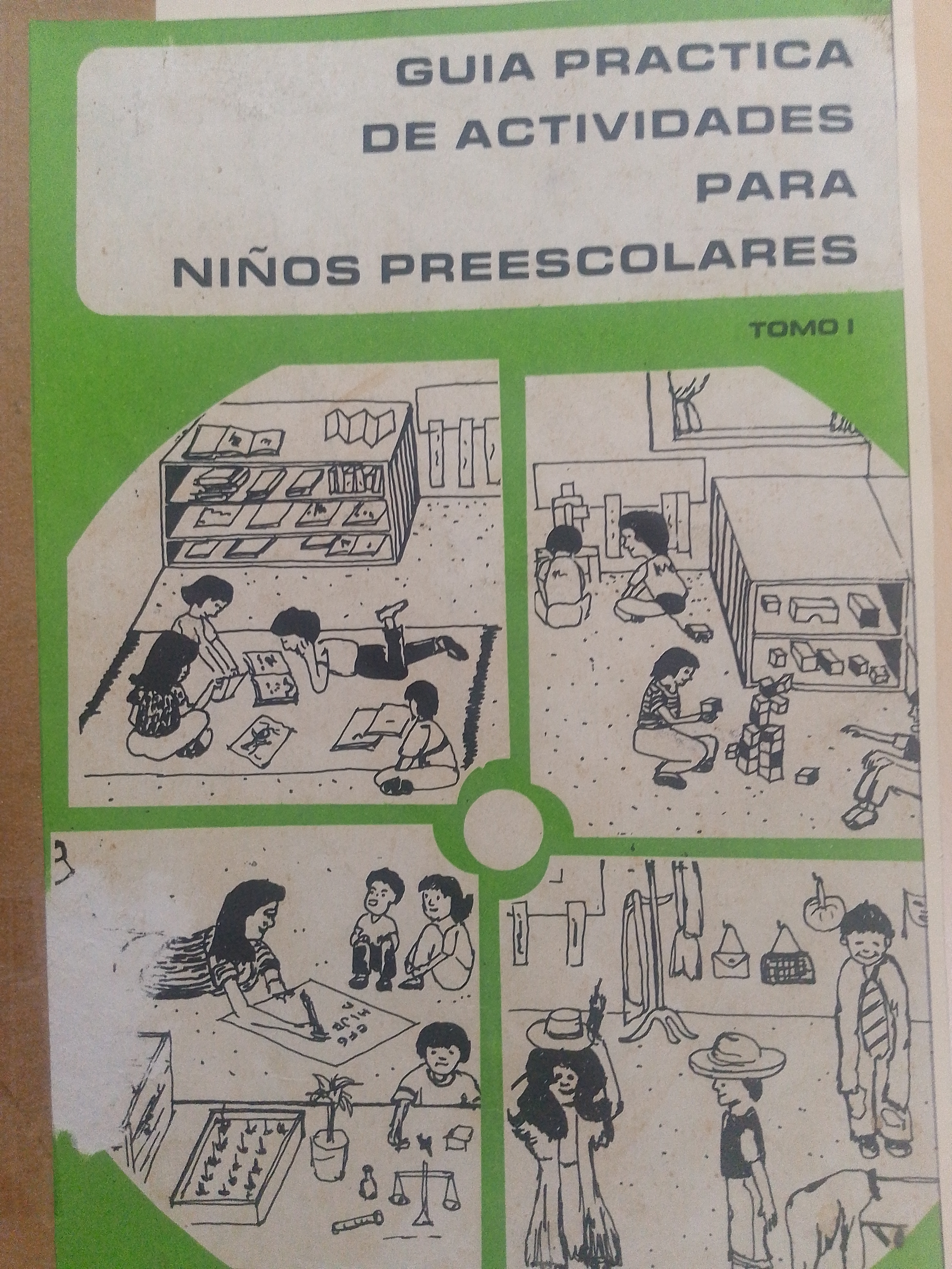 Portada de Guía práctica de actividades para niños preescolares.  Tomo I