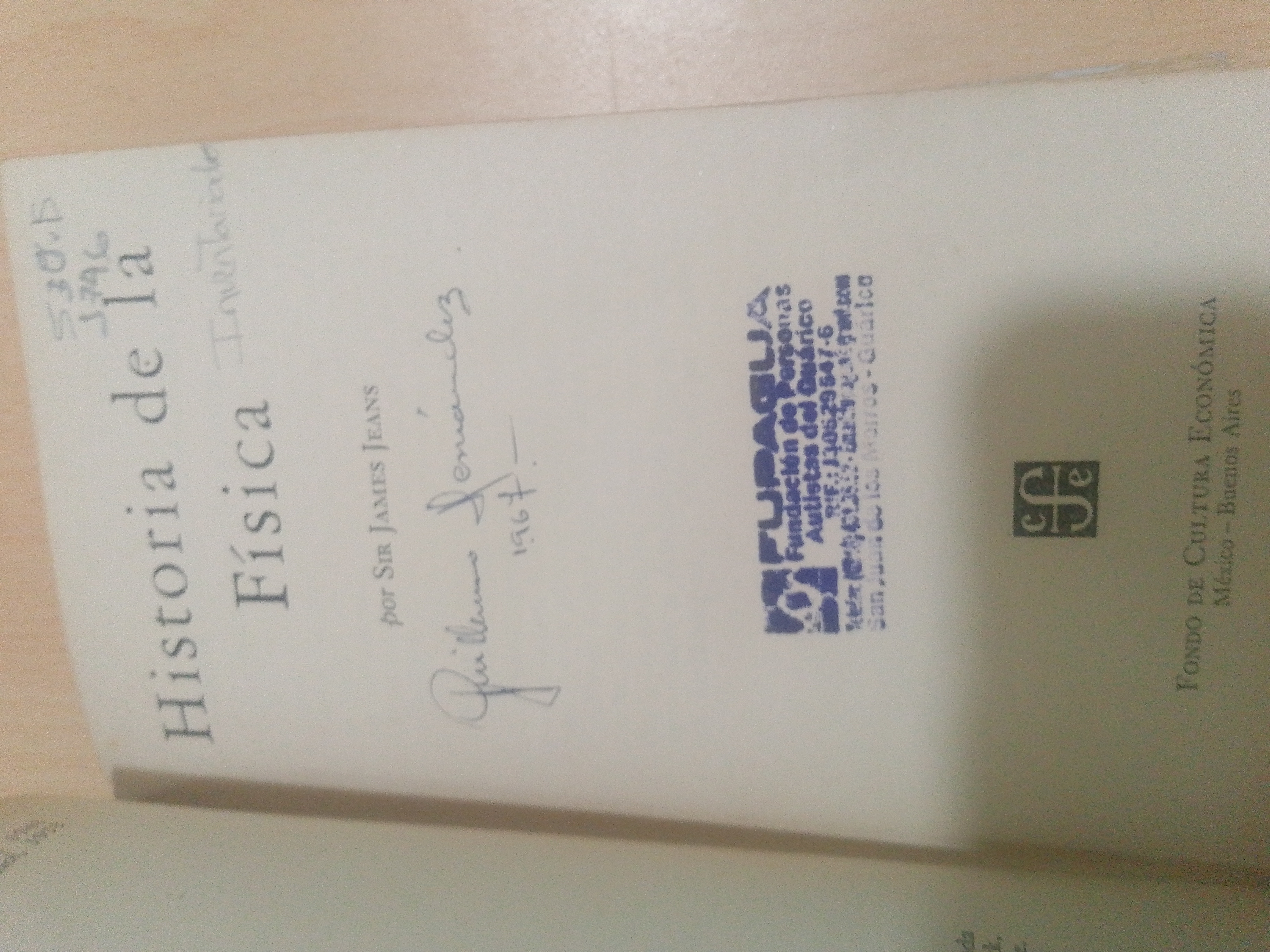 Portada de Historia de la Física