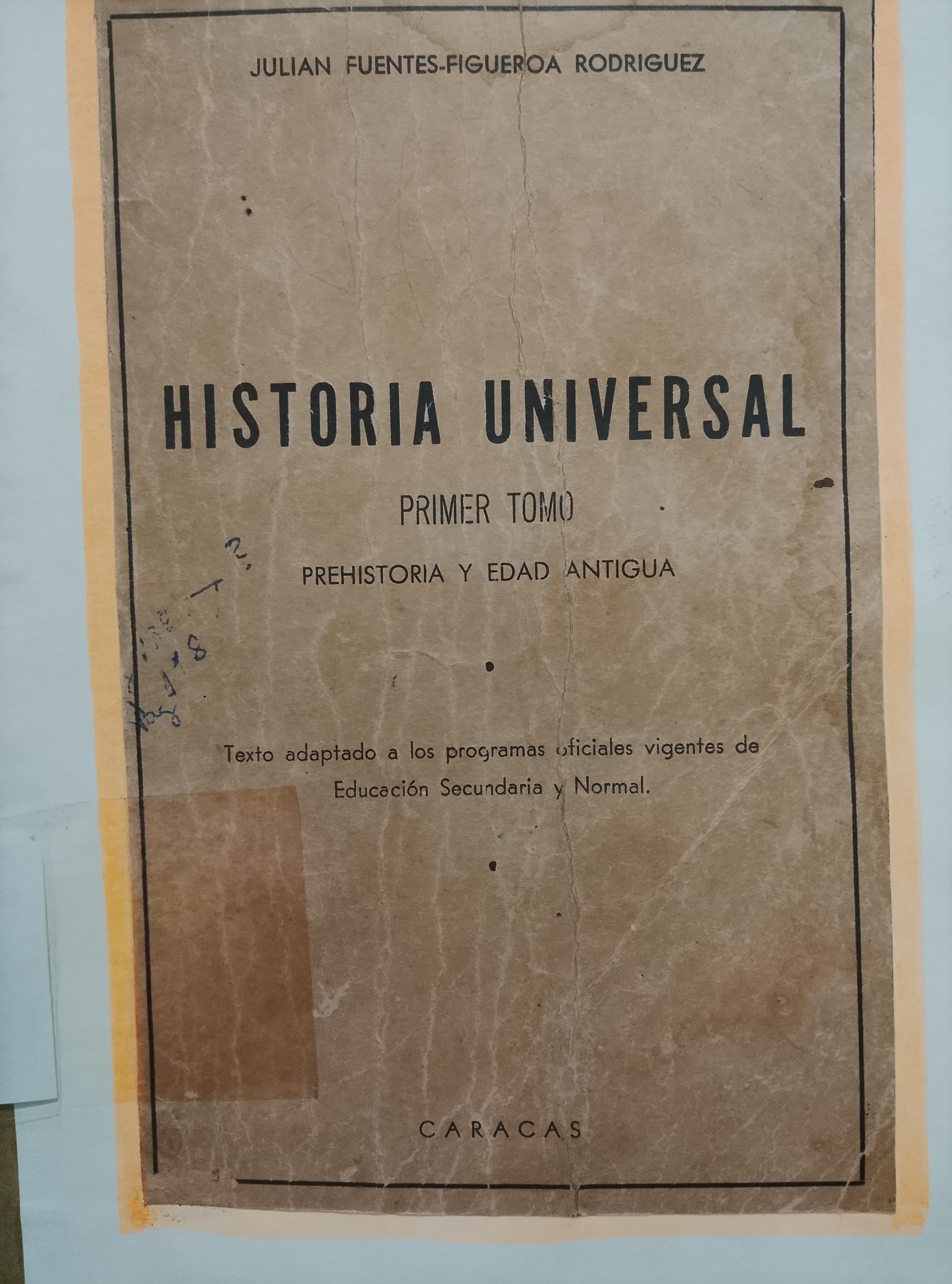 Portada de Historia universal