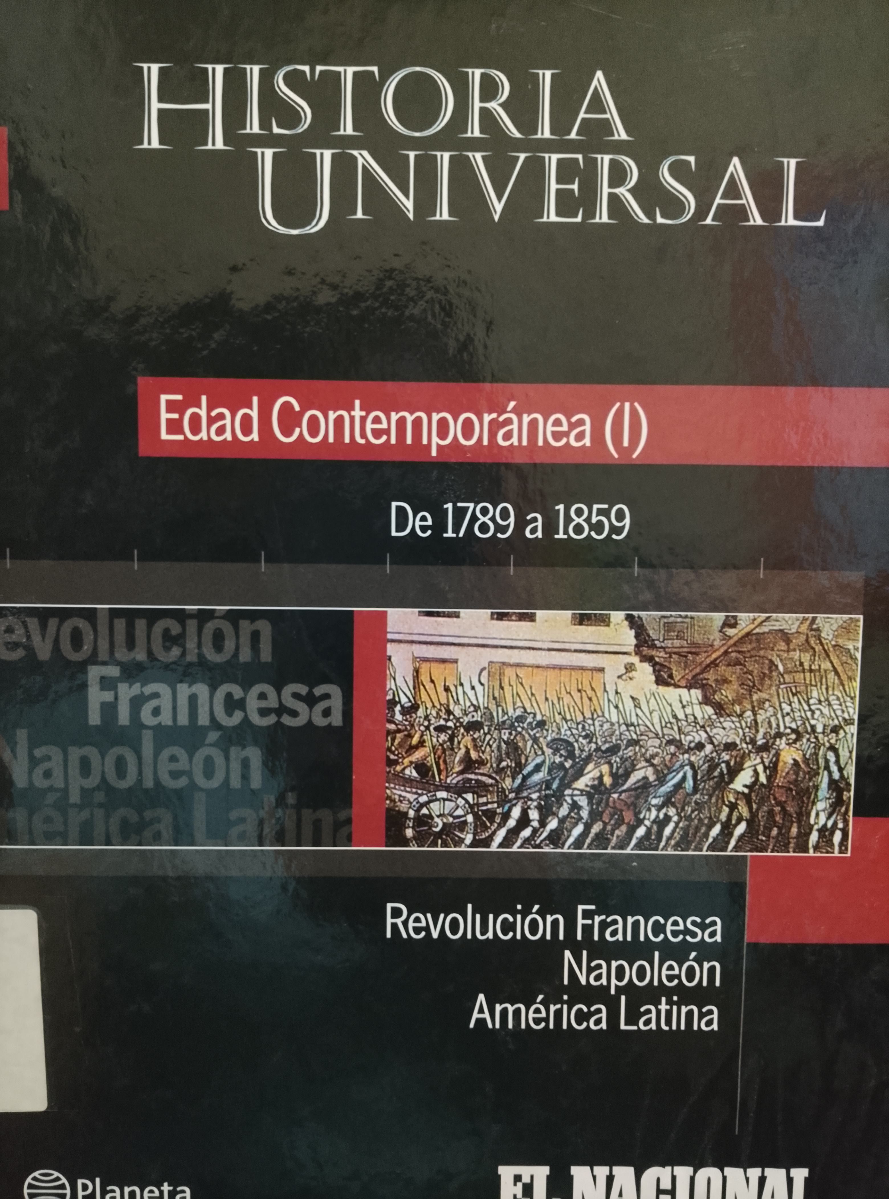 Portada de Historia universal edad contemporánea (I)
