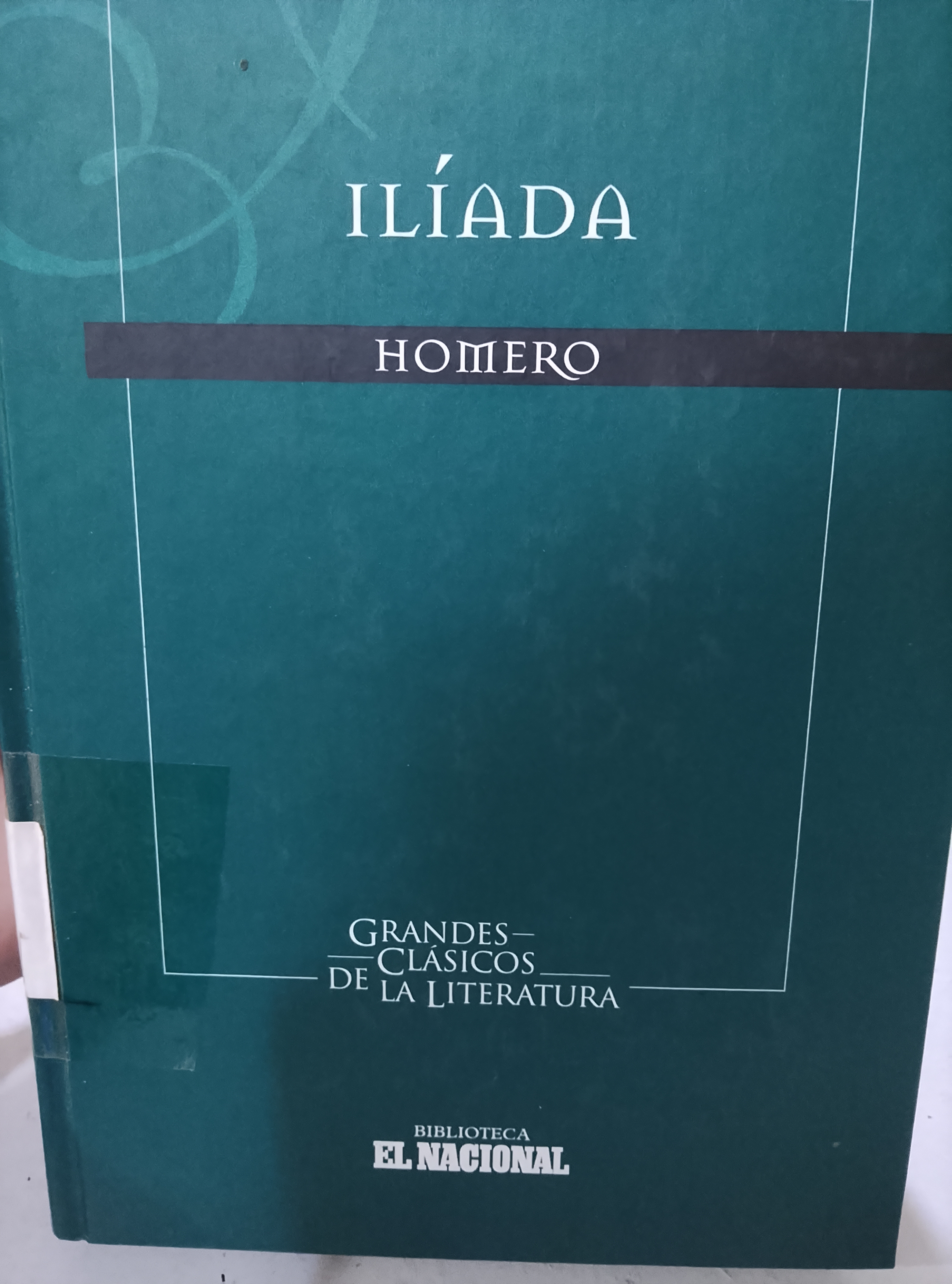 Portada de Ilíada. Grandes Clásicos de la literatura
