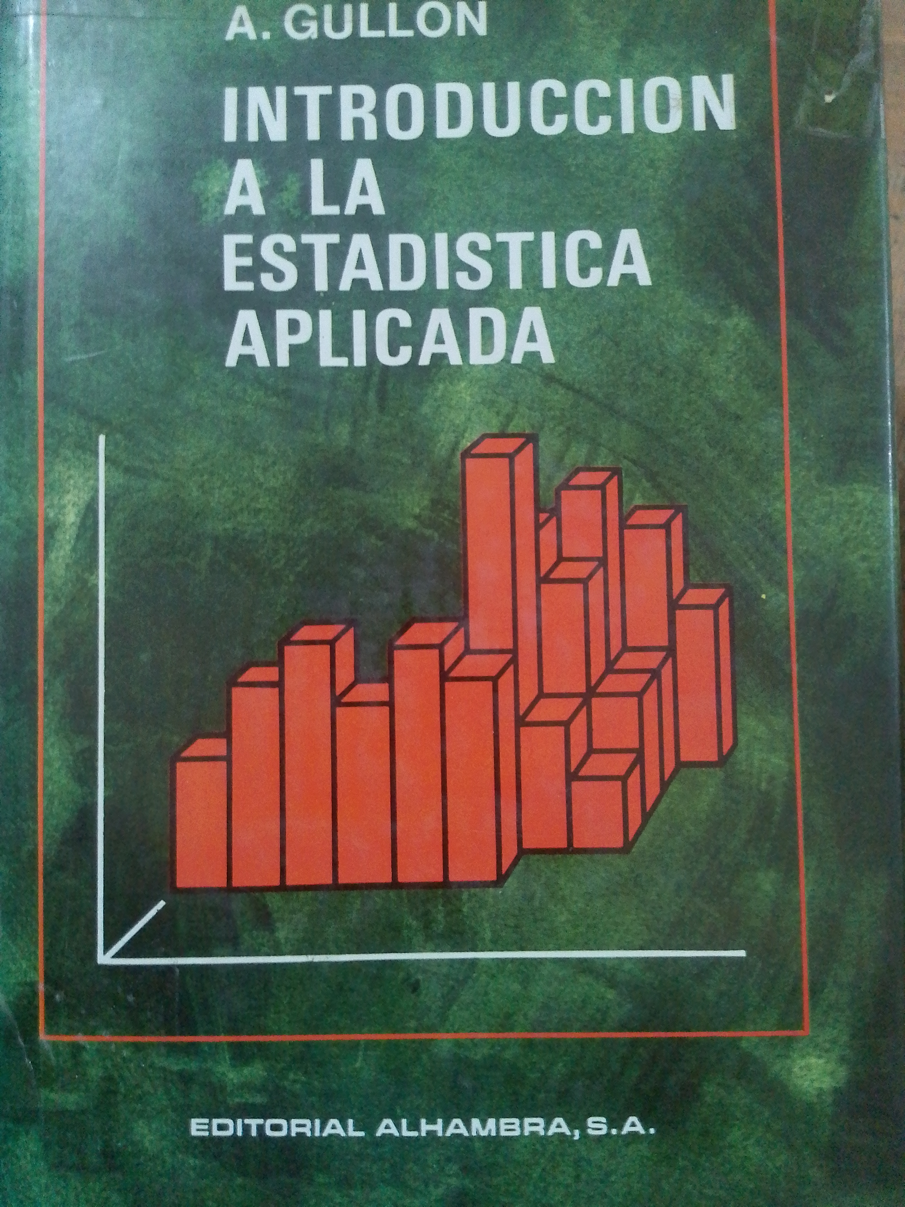 Portada de Introducción a la estadística aplicada