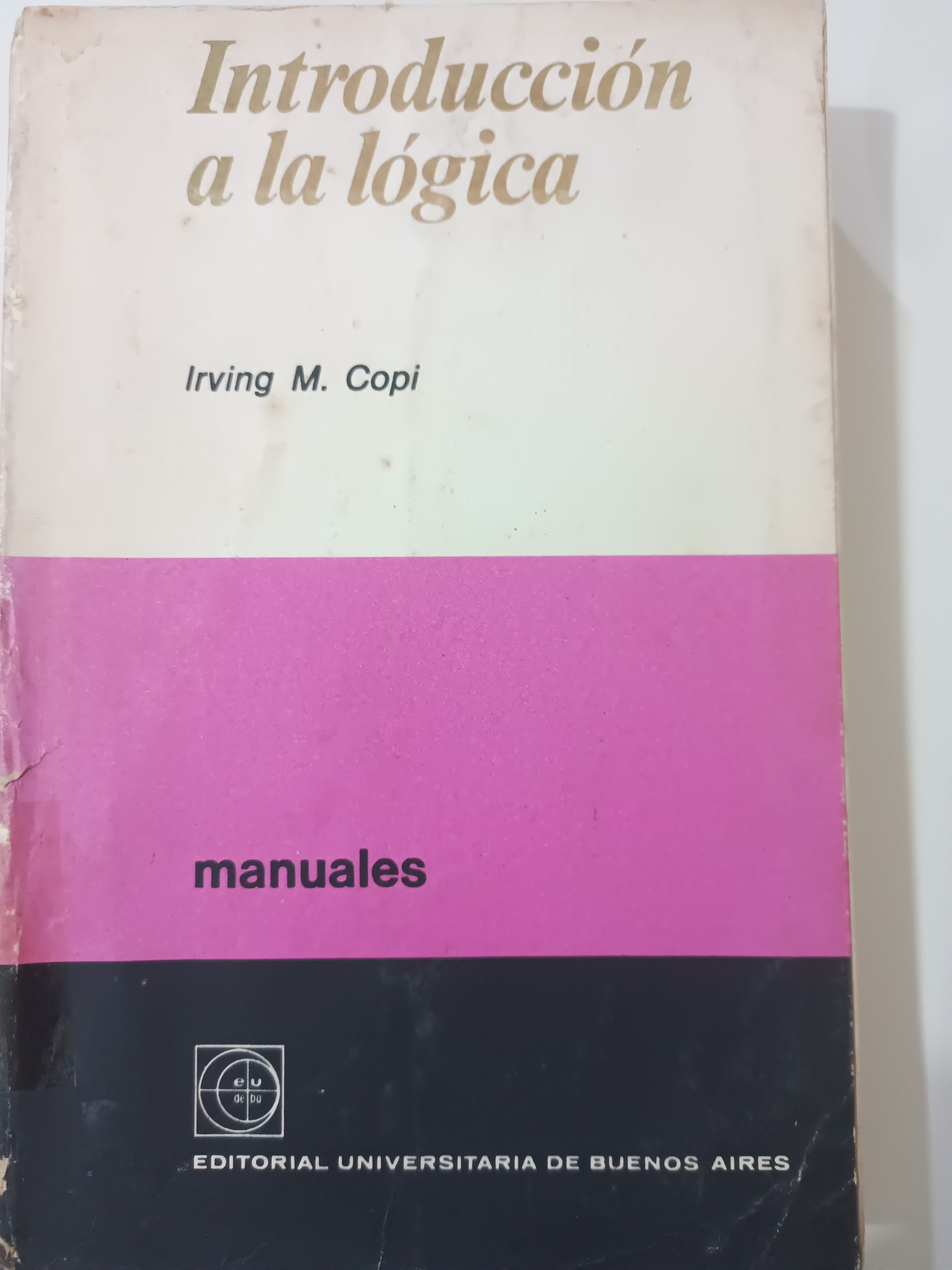 Portada de Introducción a la lógica 