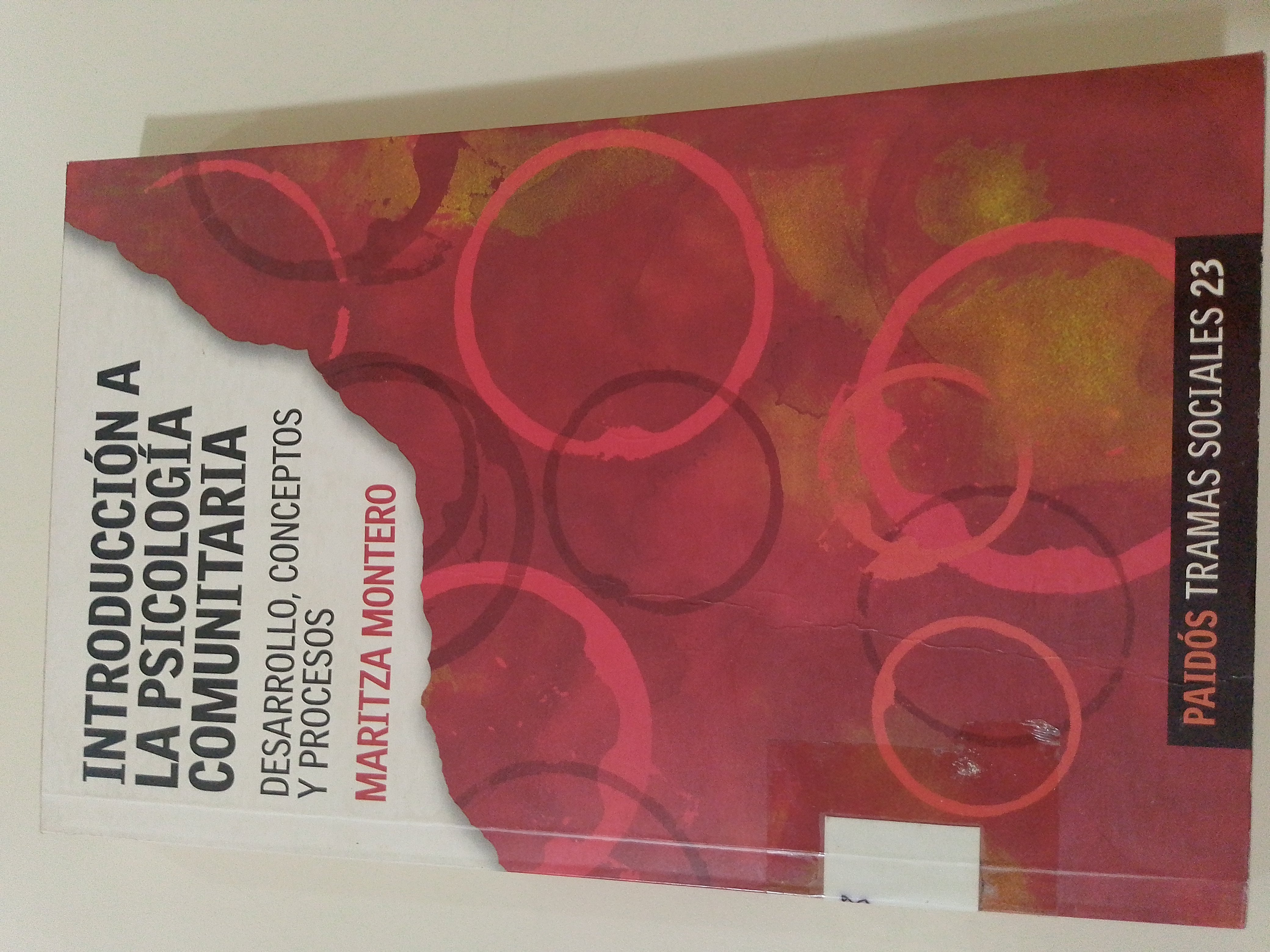 Portada de Introducción a la psicología comunitaria. Desarrollo, conceptos y procesos