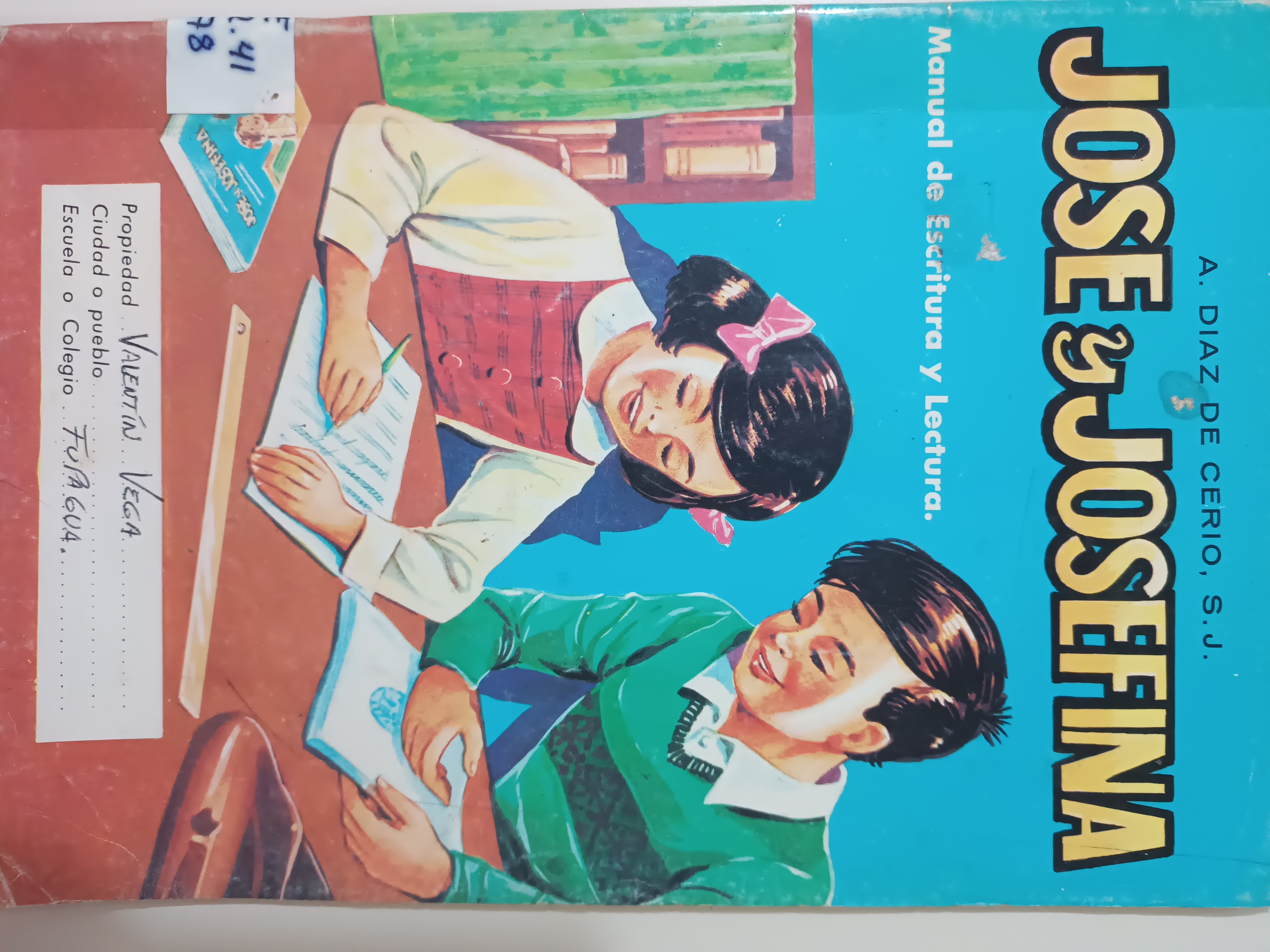 Portada de Jose y Josefina Manual de escritura y lectura 
