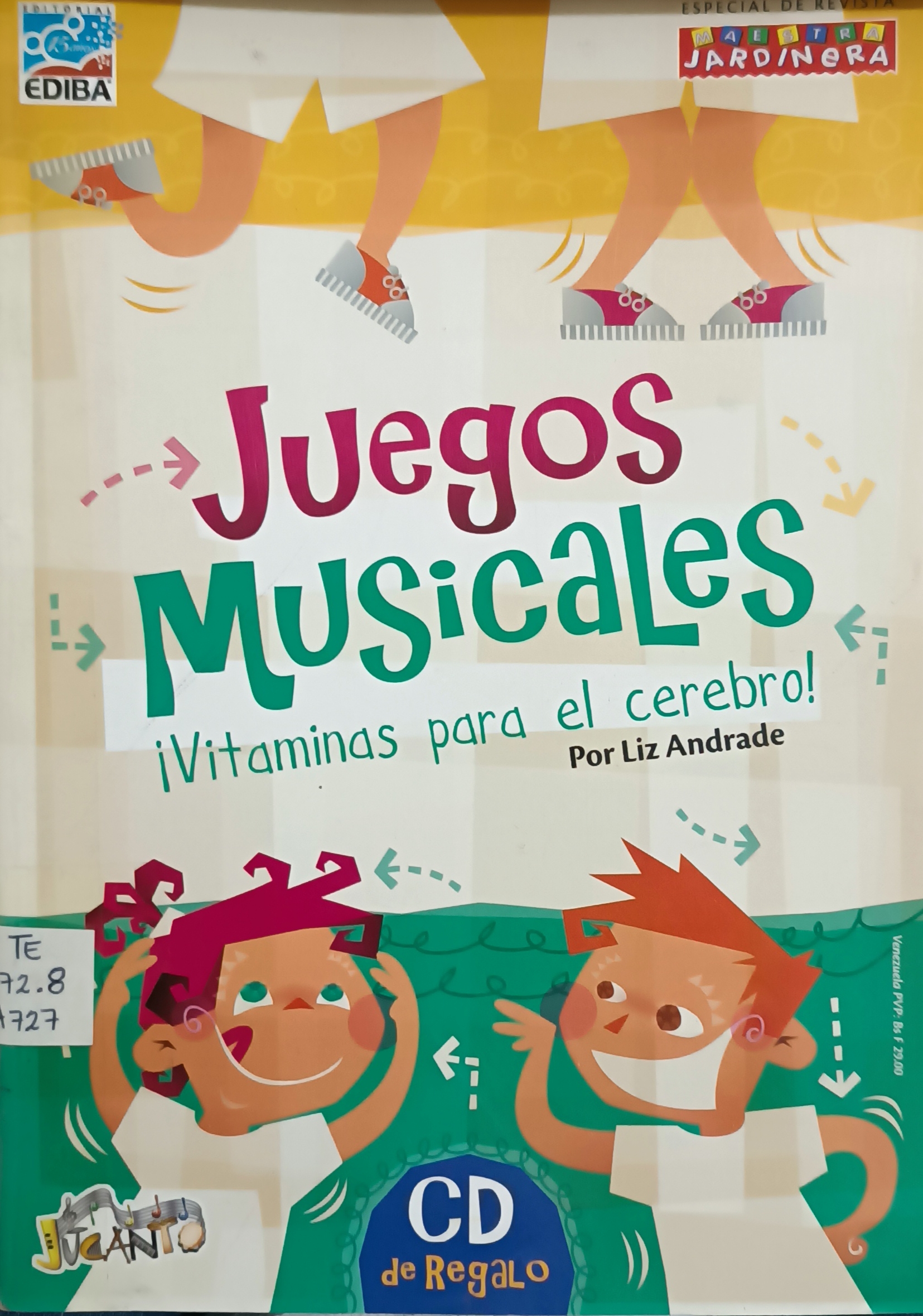 Portada de Juegos  Musicales ¡Vitaminas  para el cerebro! 