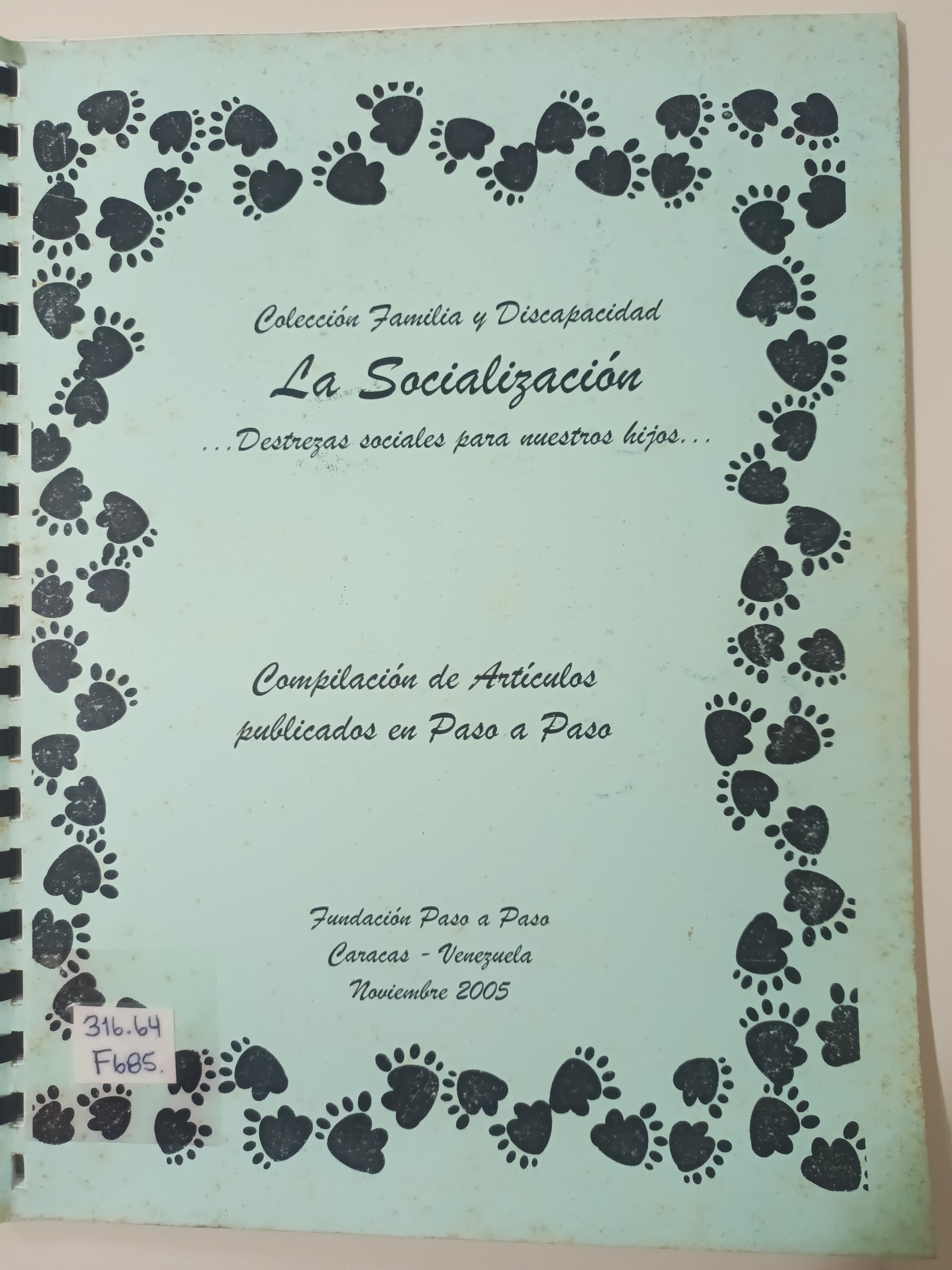 Portada de La Socialización. Destrezas sociales para nuestros hijos.