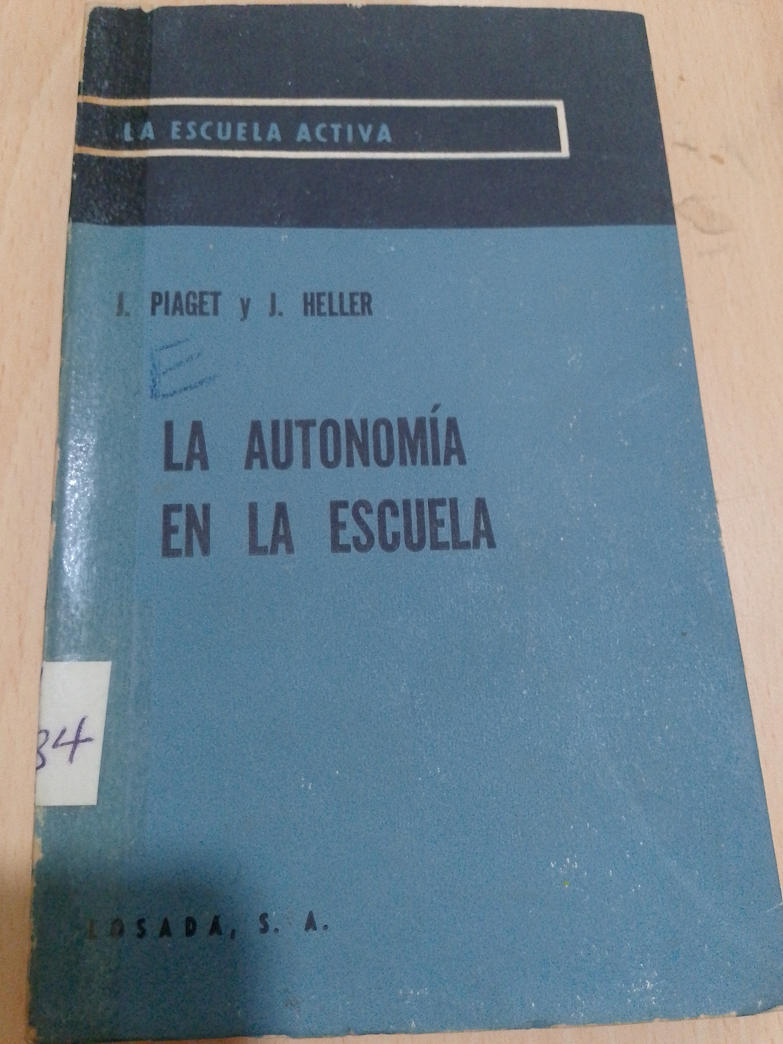 Portada de La autonomía en la escuela