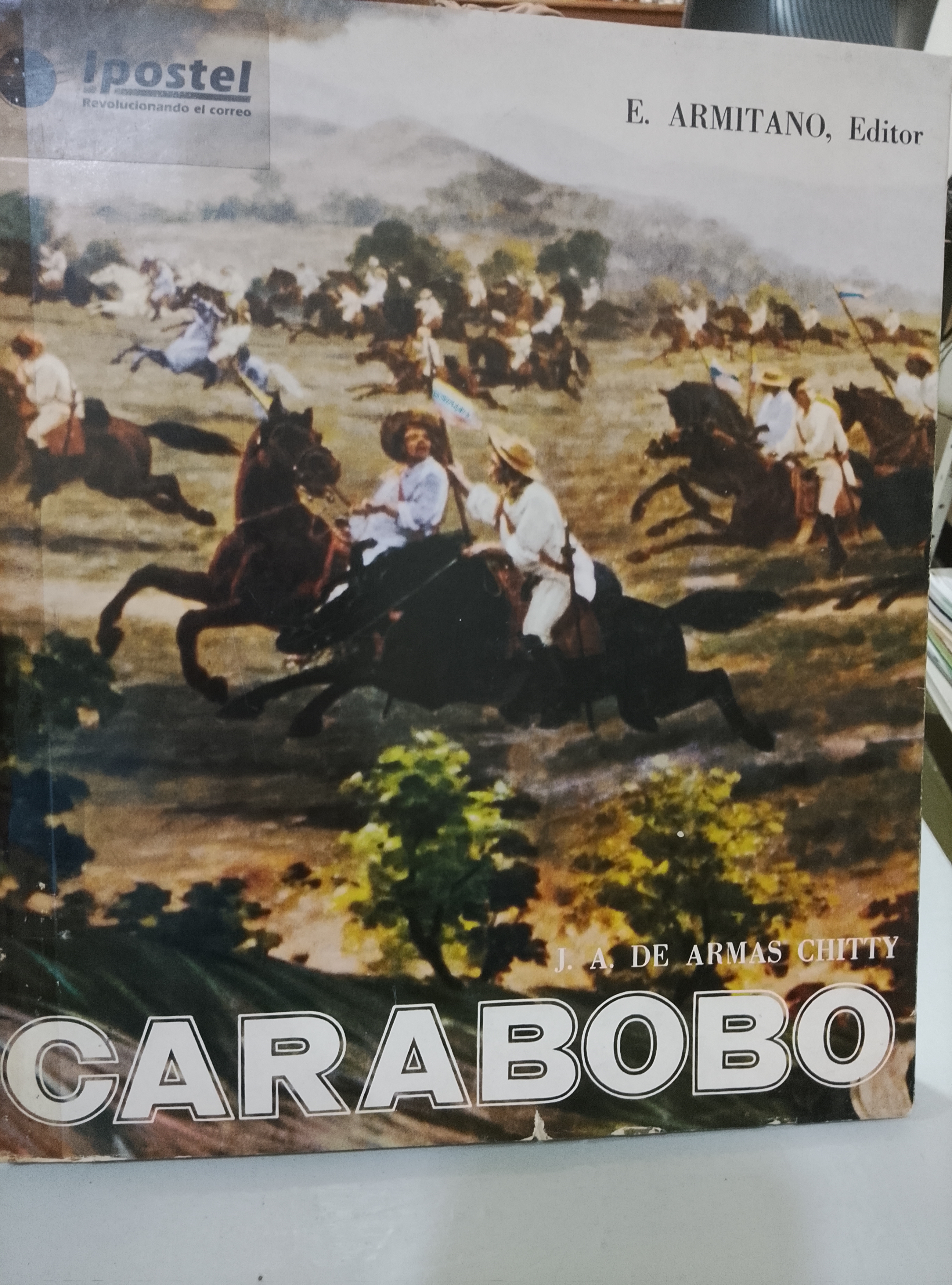Portada de La batalla de carabobo