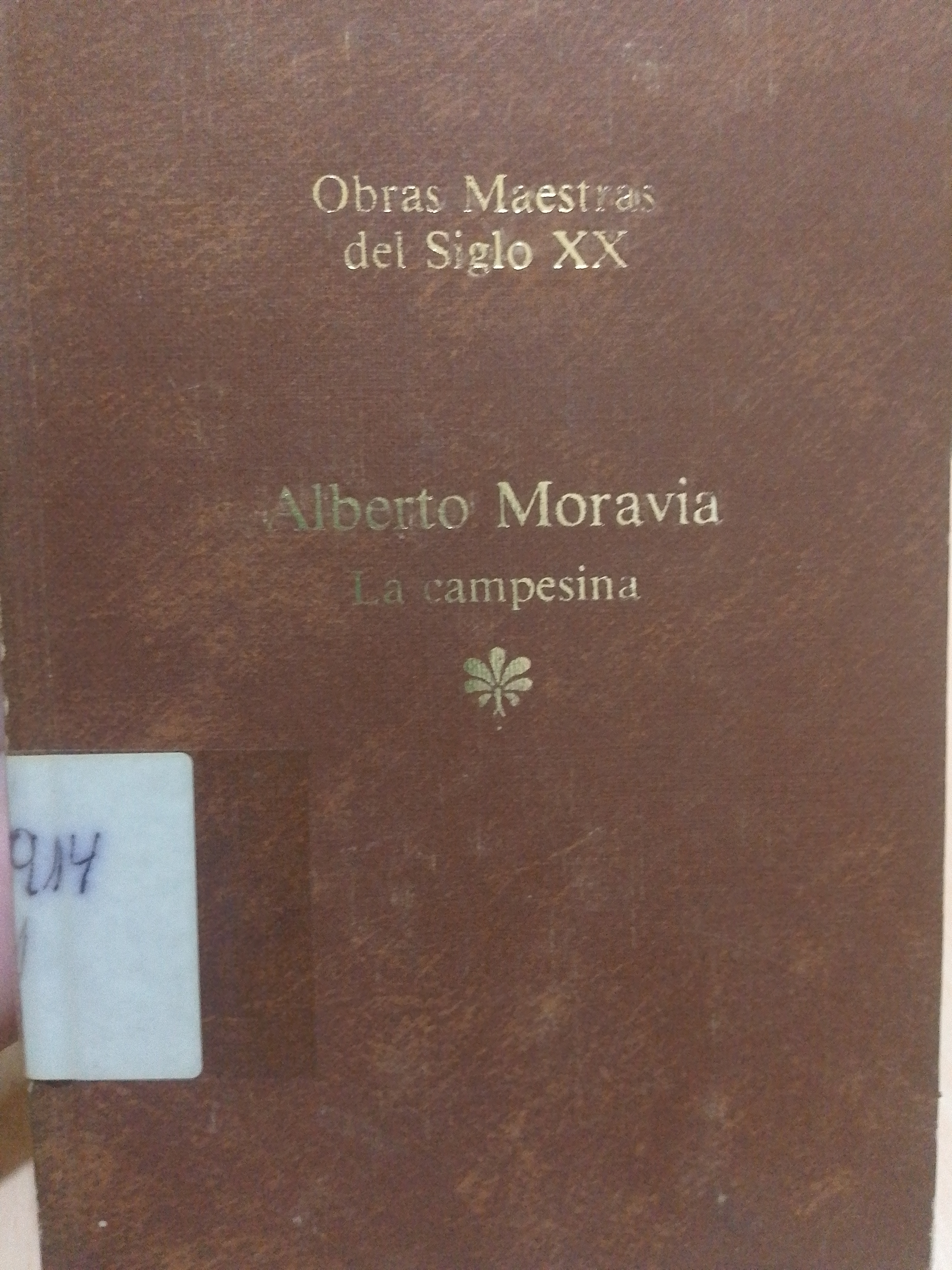 Portada de La campesina. Obras maestras del siglo XX