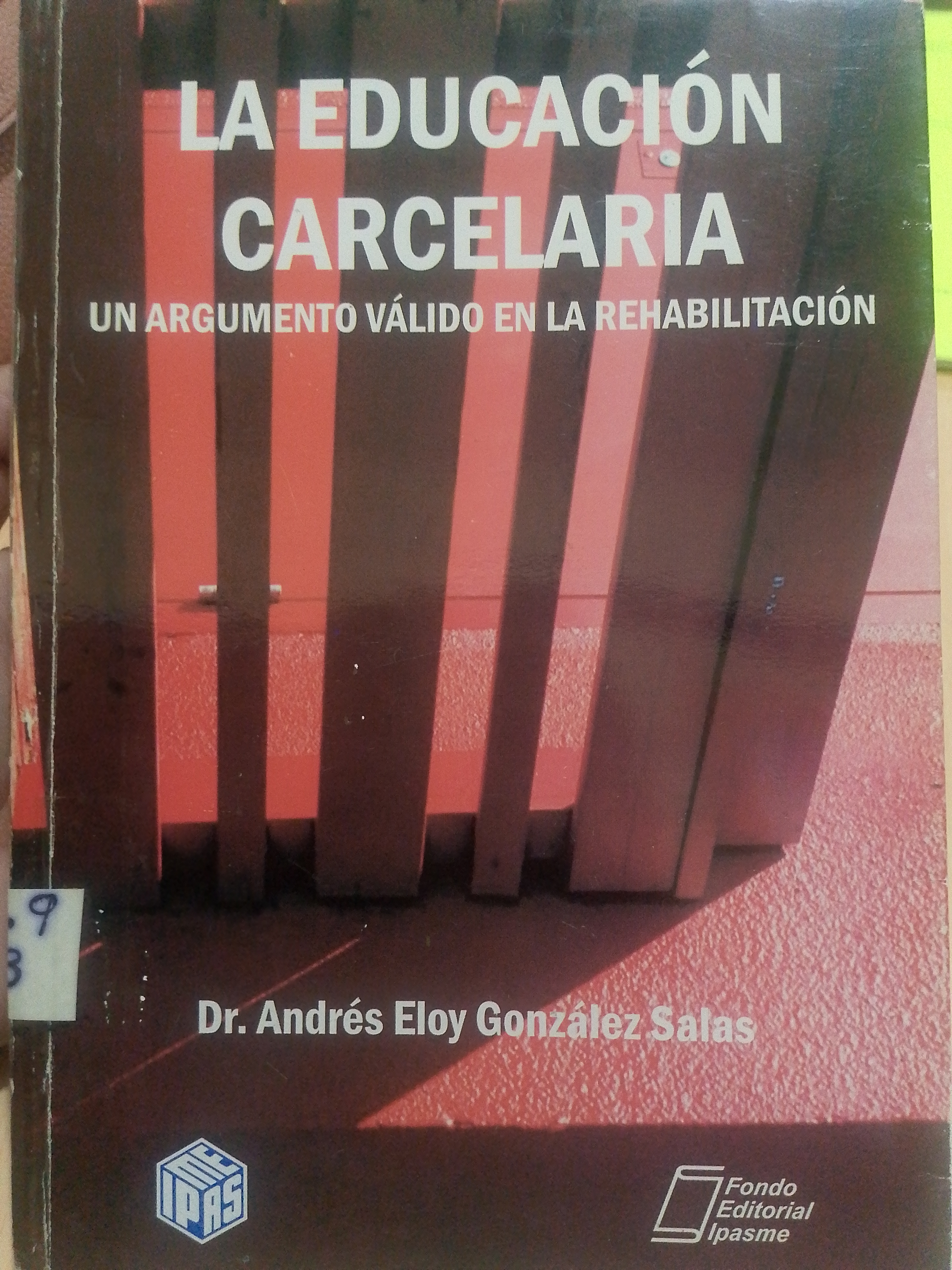 Portada de La educación carcelaria.  Un argumento válido en la rehabilitación