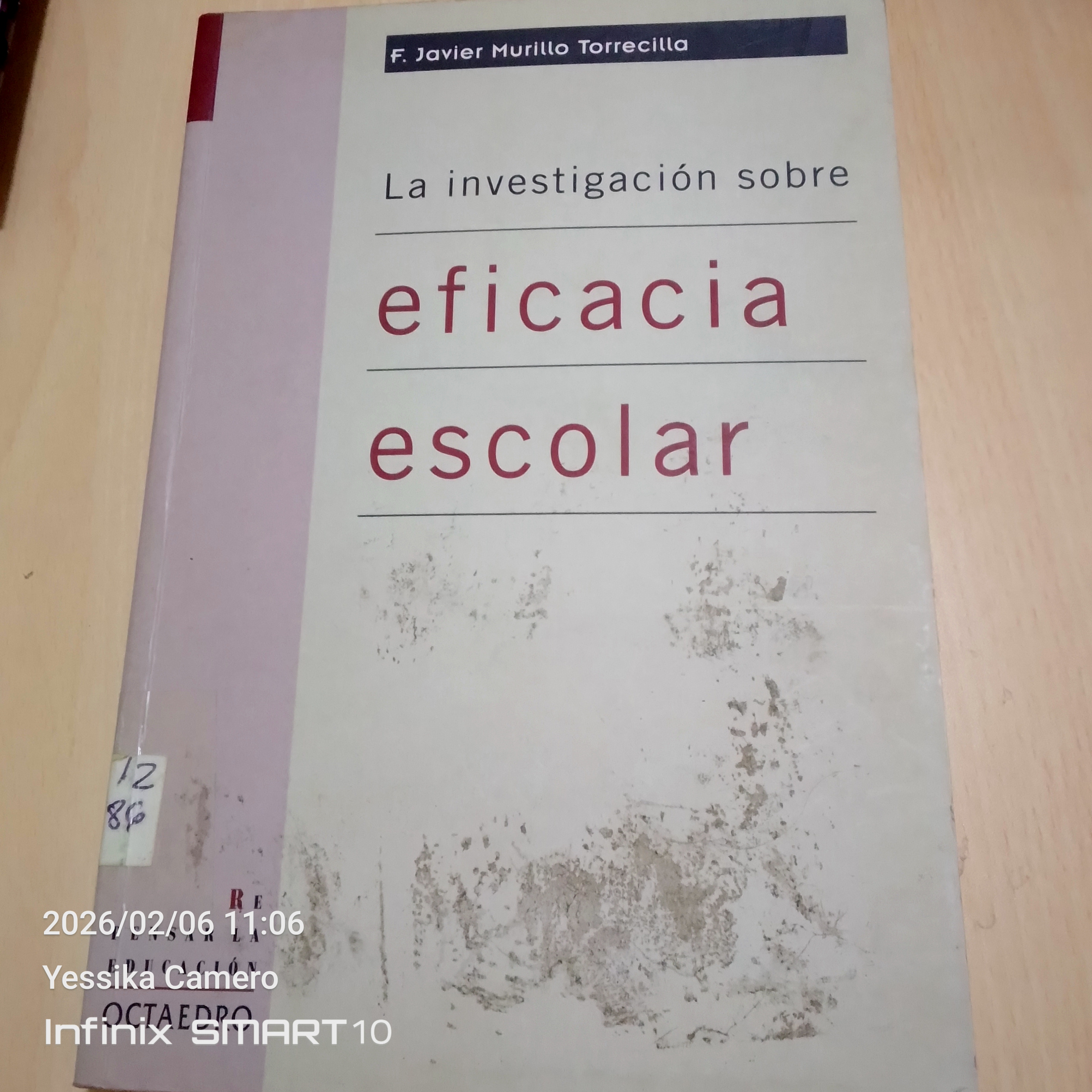 Portada de La investigación sobre la eficacia escolar