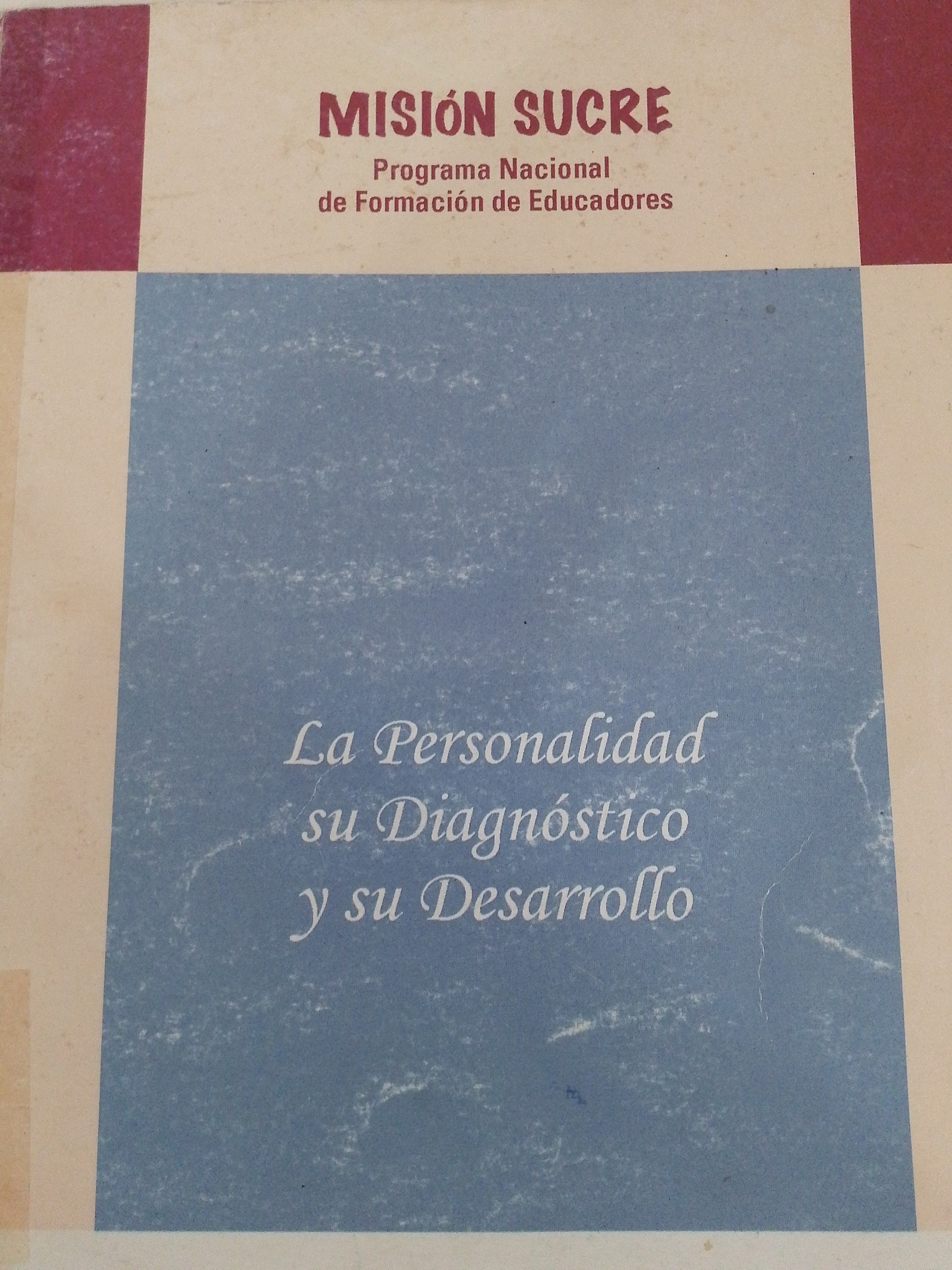 Portada de La personalidad su diagnóstico y su desarrollo