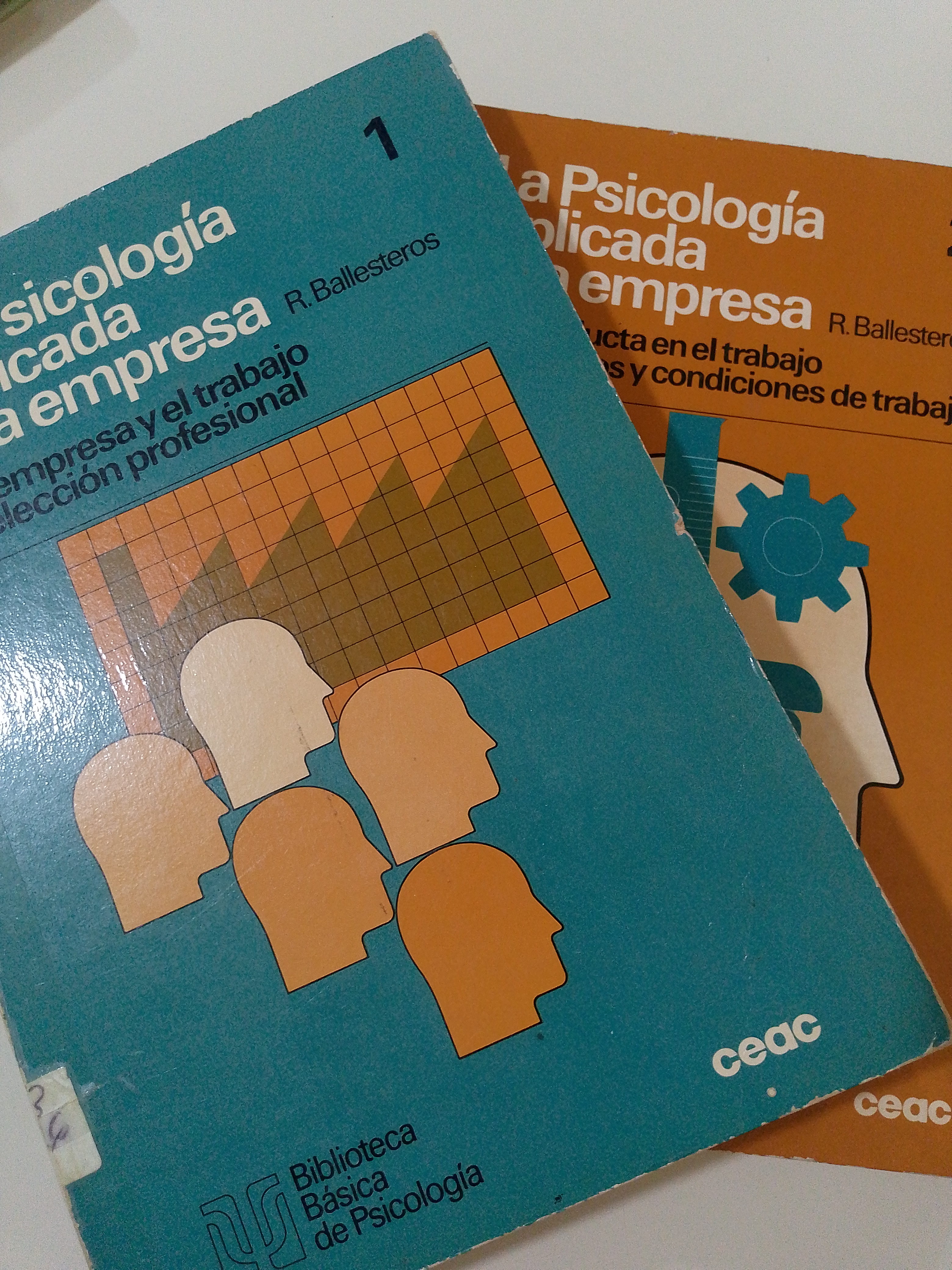 Portada de La psicología aplicada a la empresa 1 y 2. 