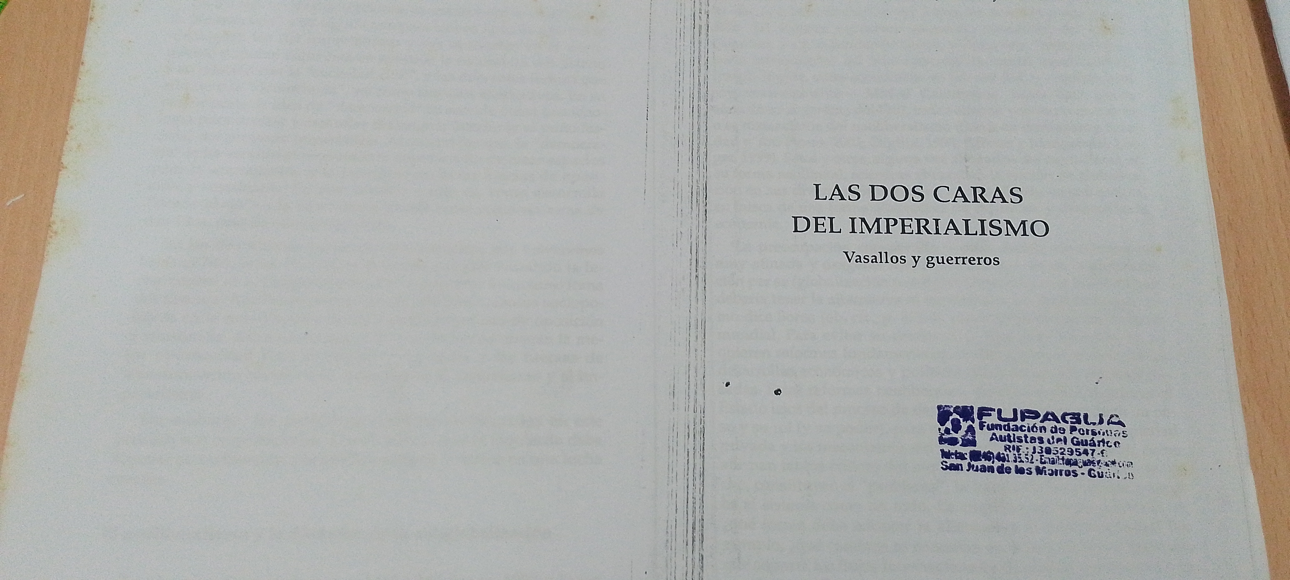 Portada de Las dos caras del imperialismo