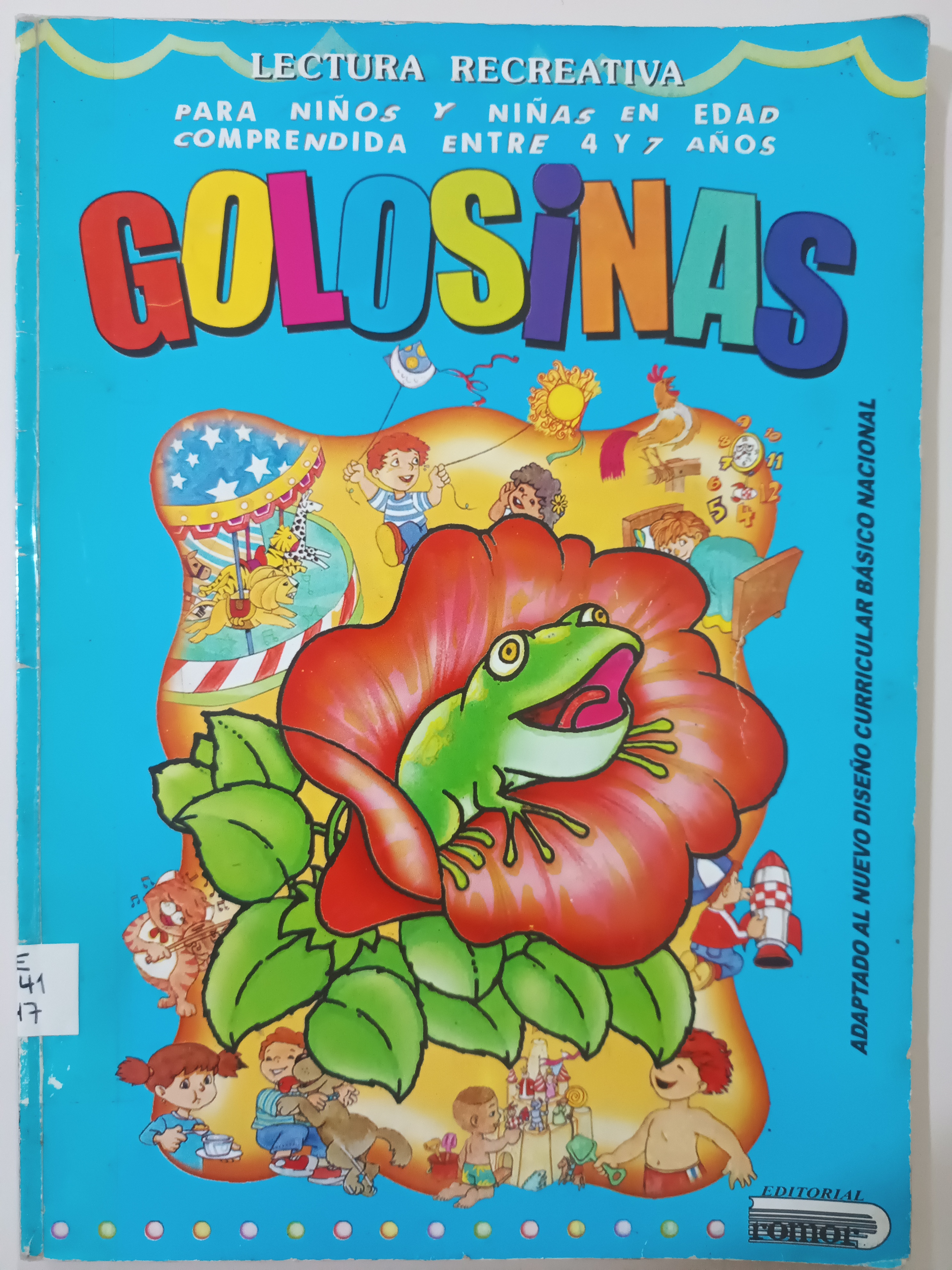 Portada de Lectura recreativa Golosinas. Para niños y niñas en edad comprendida entre 4 y 7 años