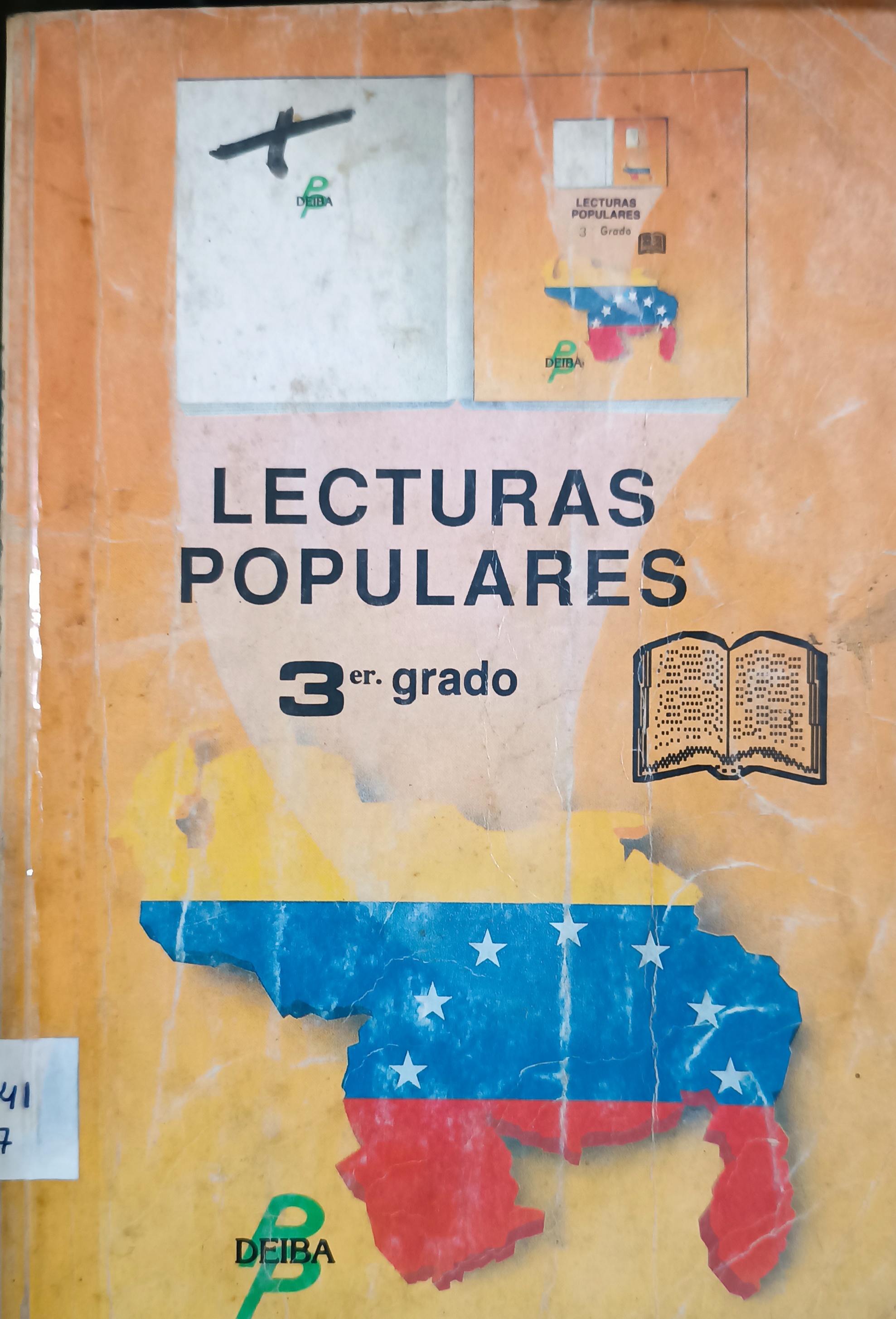 Portada de Lecturas Populares. 3er grado