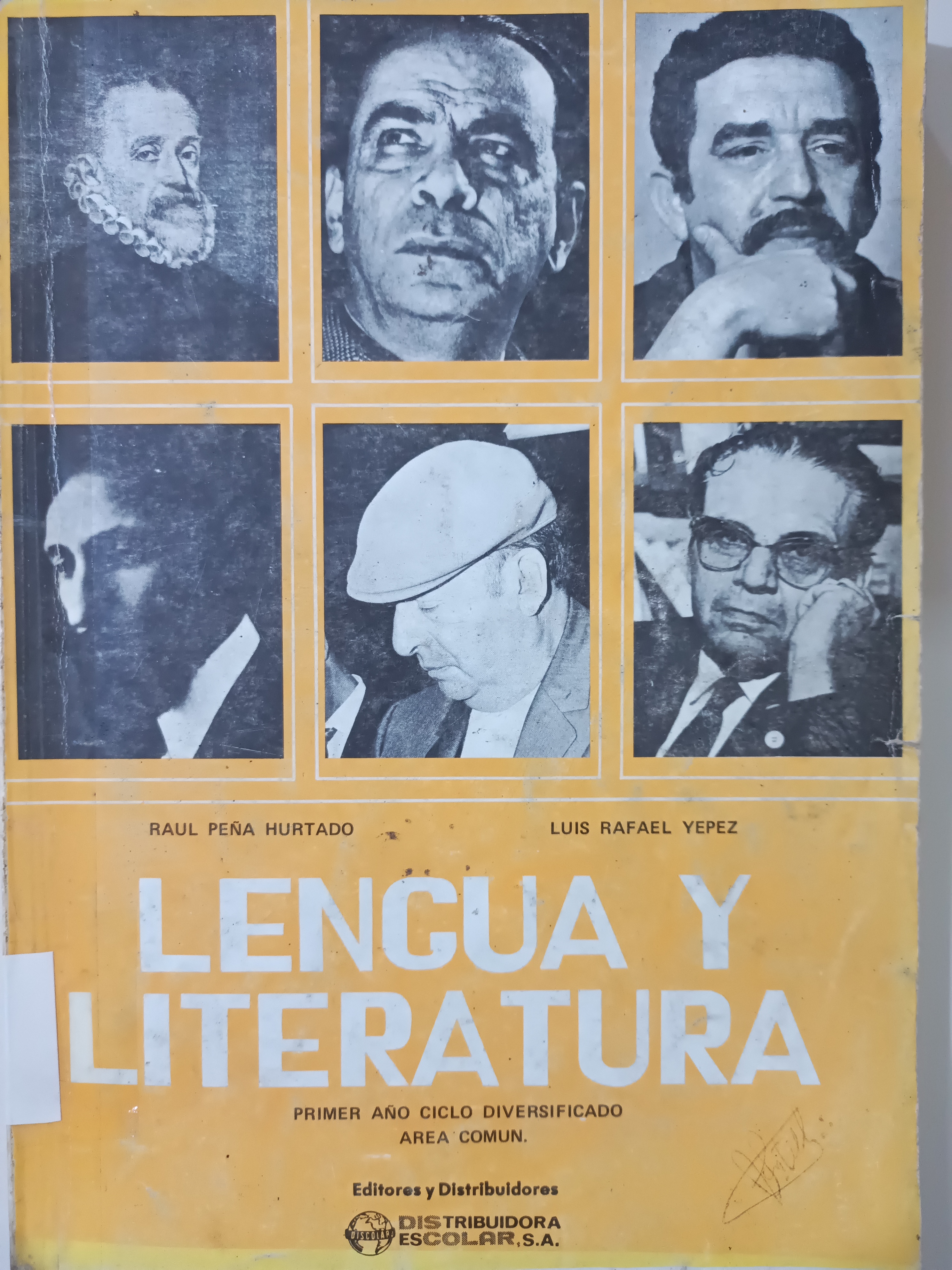 Portada de Lengua y Literatura. Primer Año Ciclo Diversificado