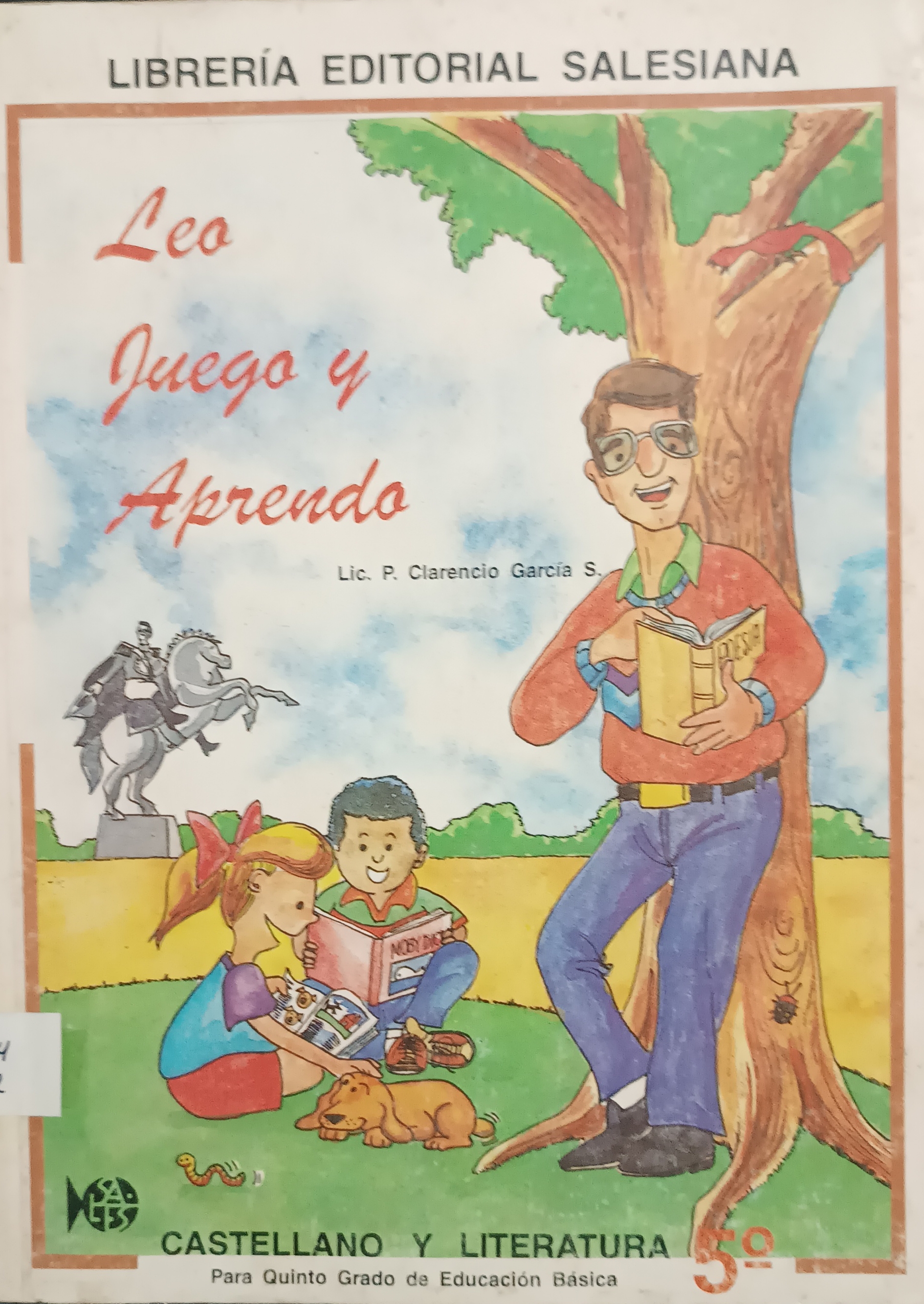 Portada de Leo, Juego y Aprendo. Castellano y Literatura 5to grado