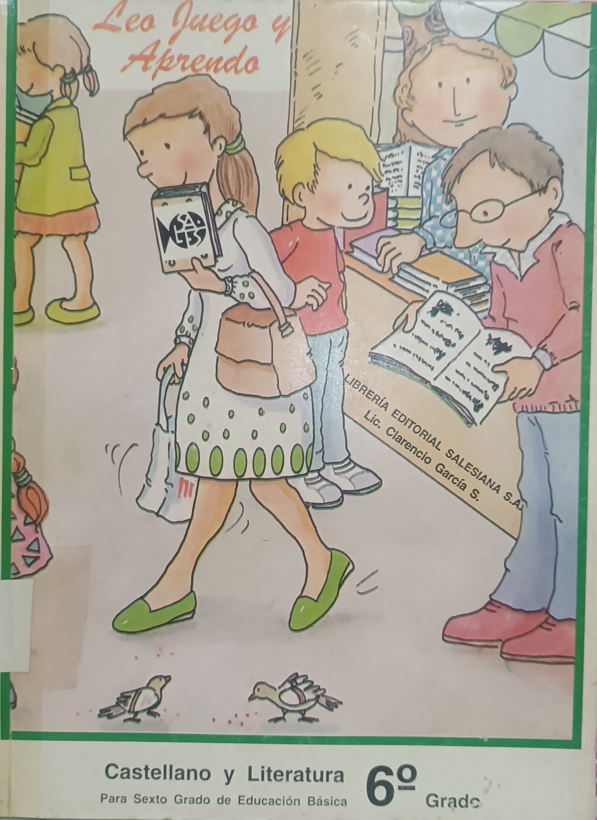 Portada de Leo, Juego y Aprendo. Castellano y literatura 6to grado