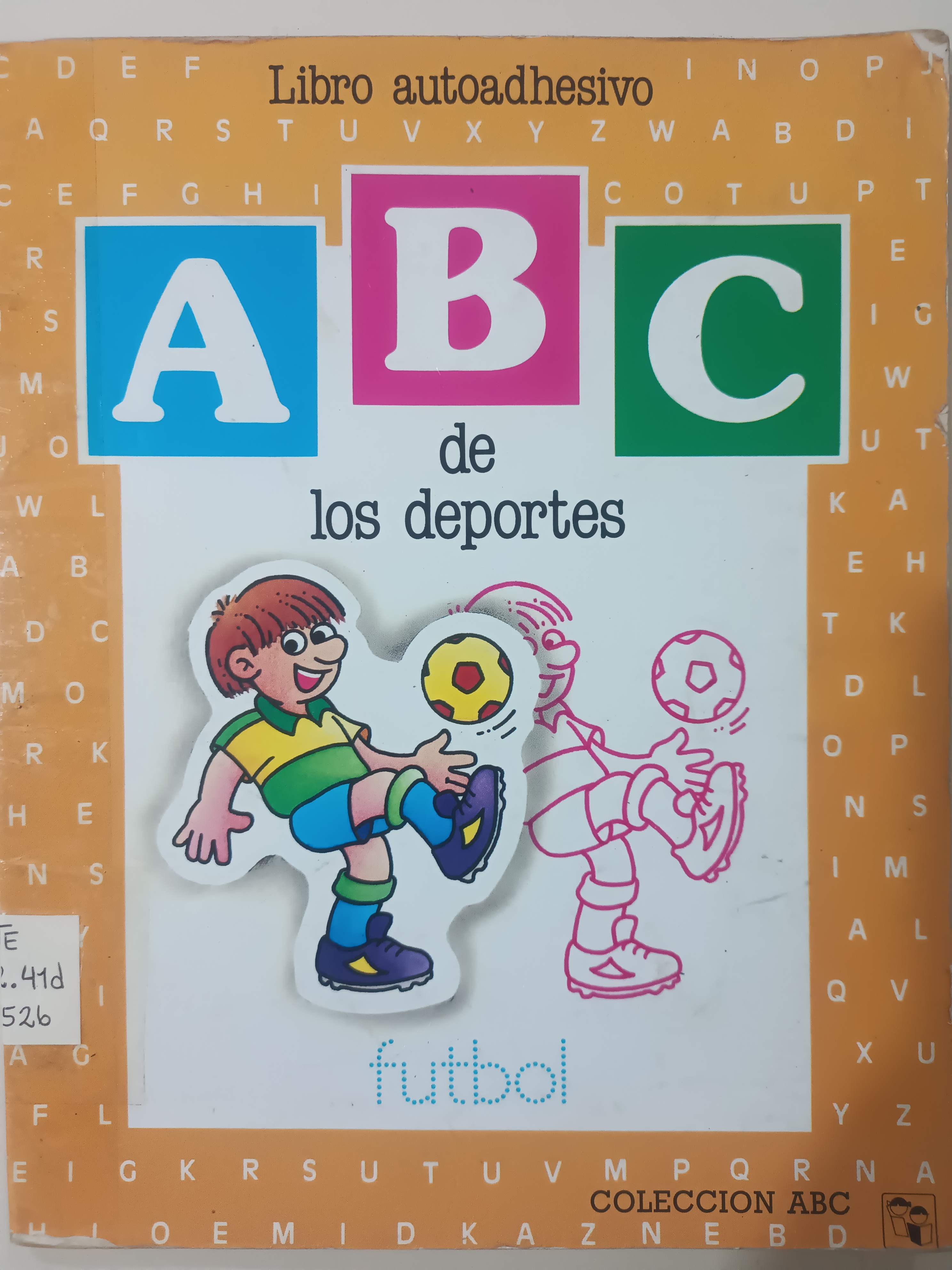 Portada de Libro autoadhesivo de los deportes
