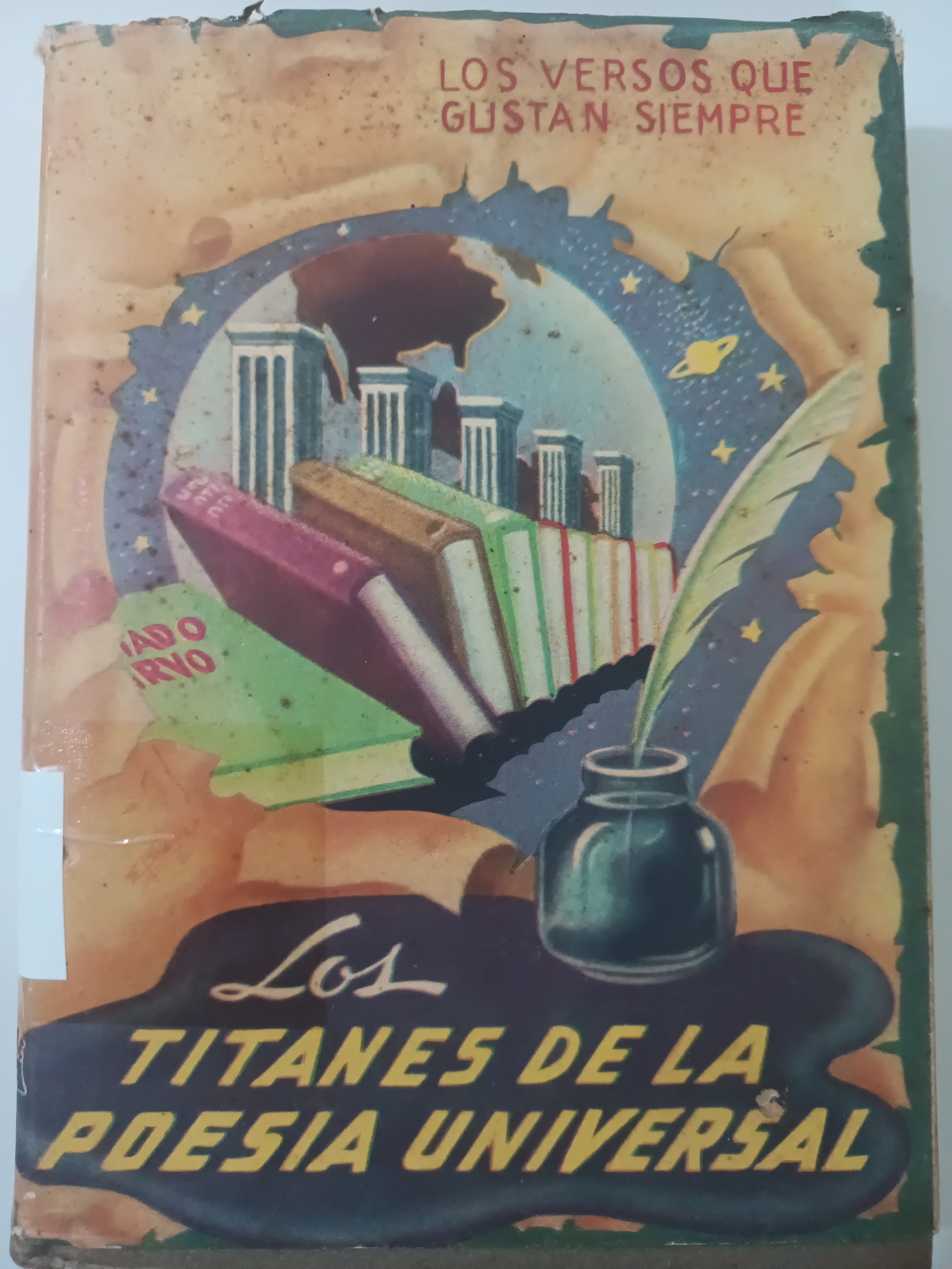 Portada de Los Titanes de la Poesía Universal. Los versos que gustan siempre