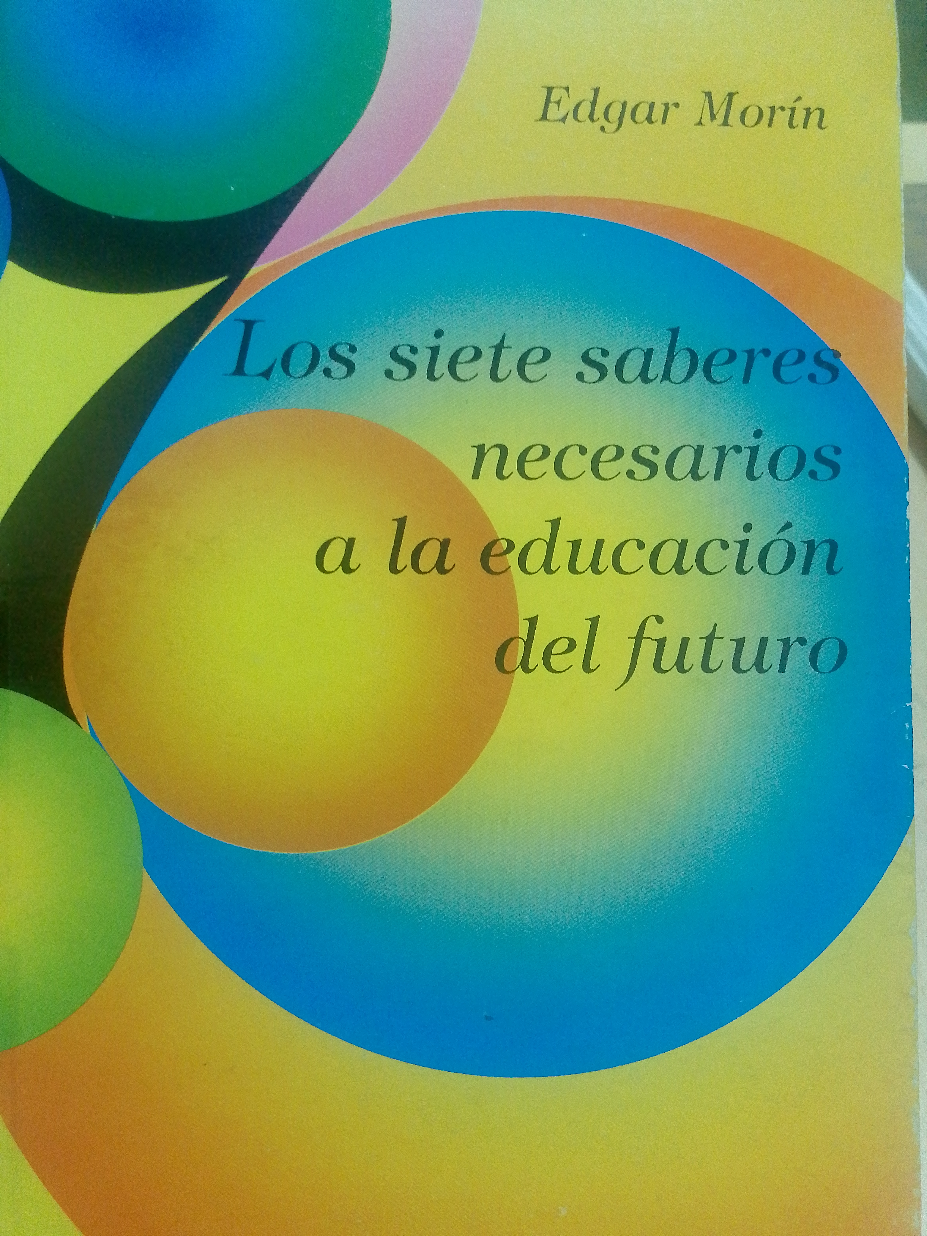 Portada de Los siete saberes necesarios a la educación del futuro