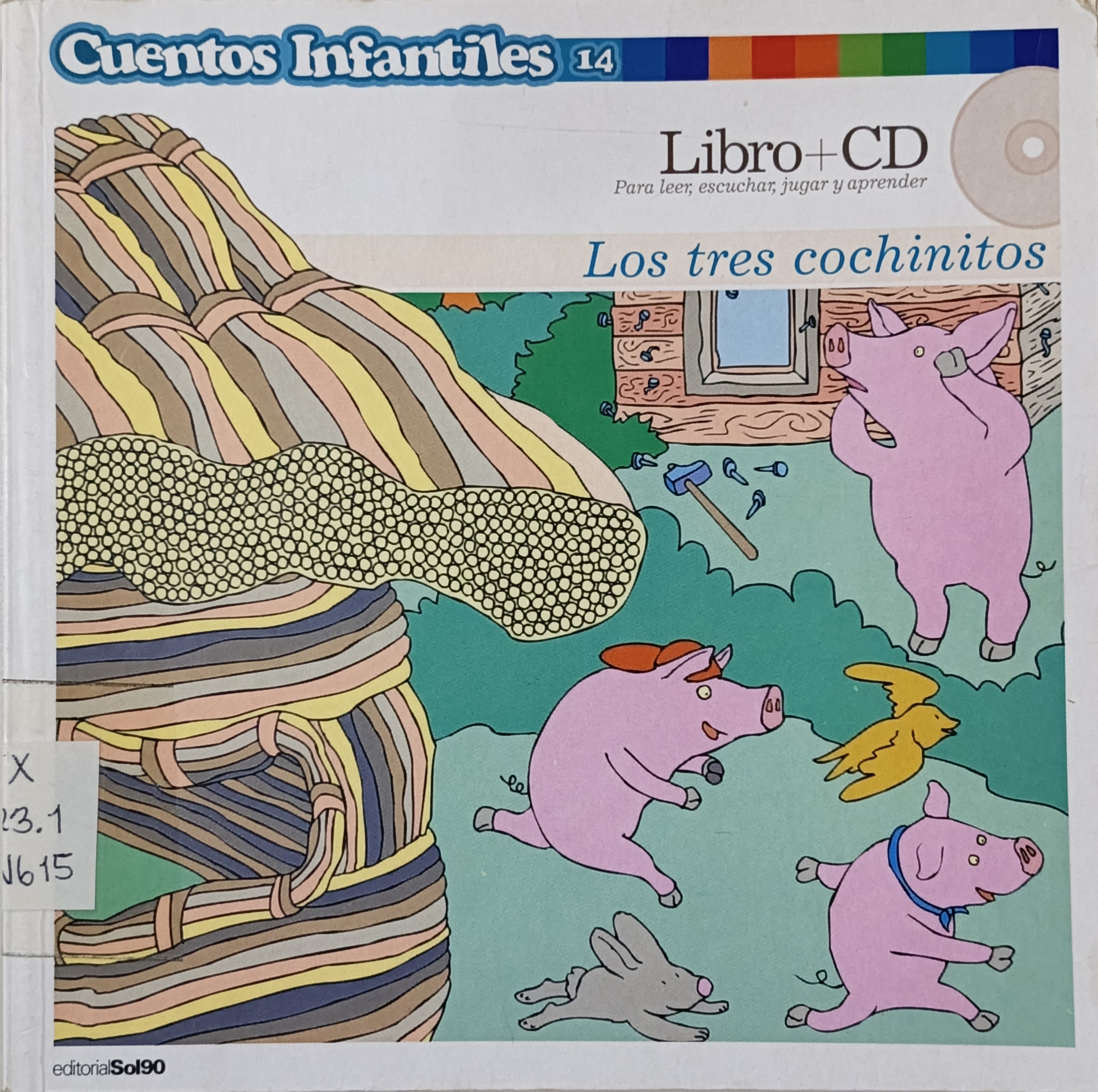 Portada de Los tres cochinitos