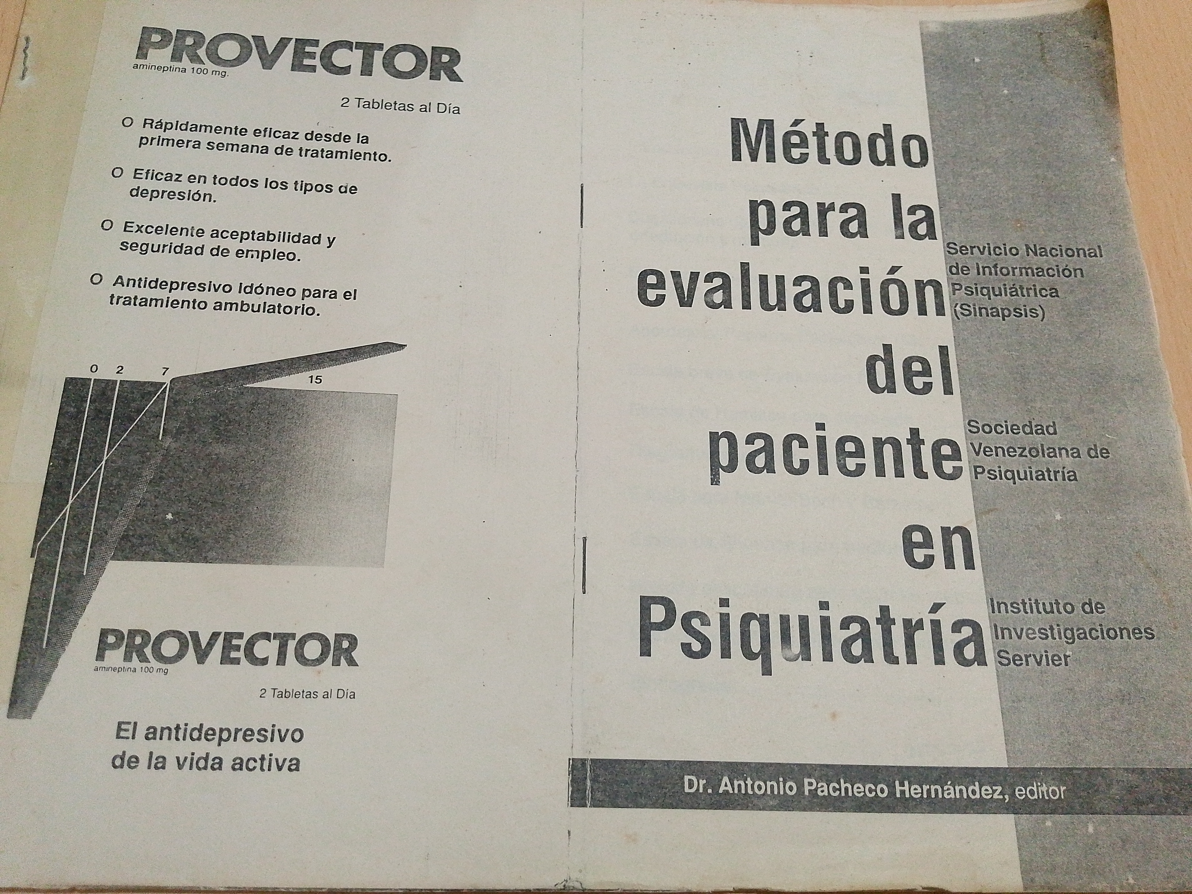 Portada de Método para la evaluación del paciente en Psiquiatría