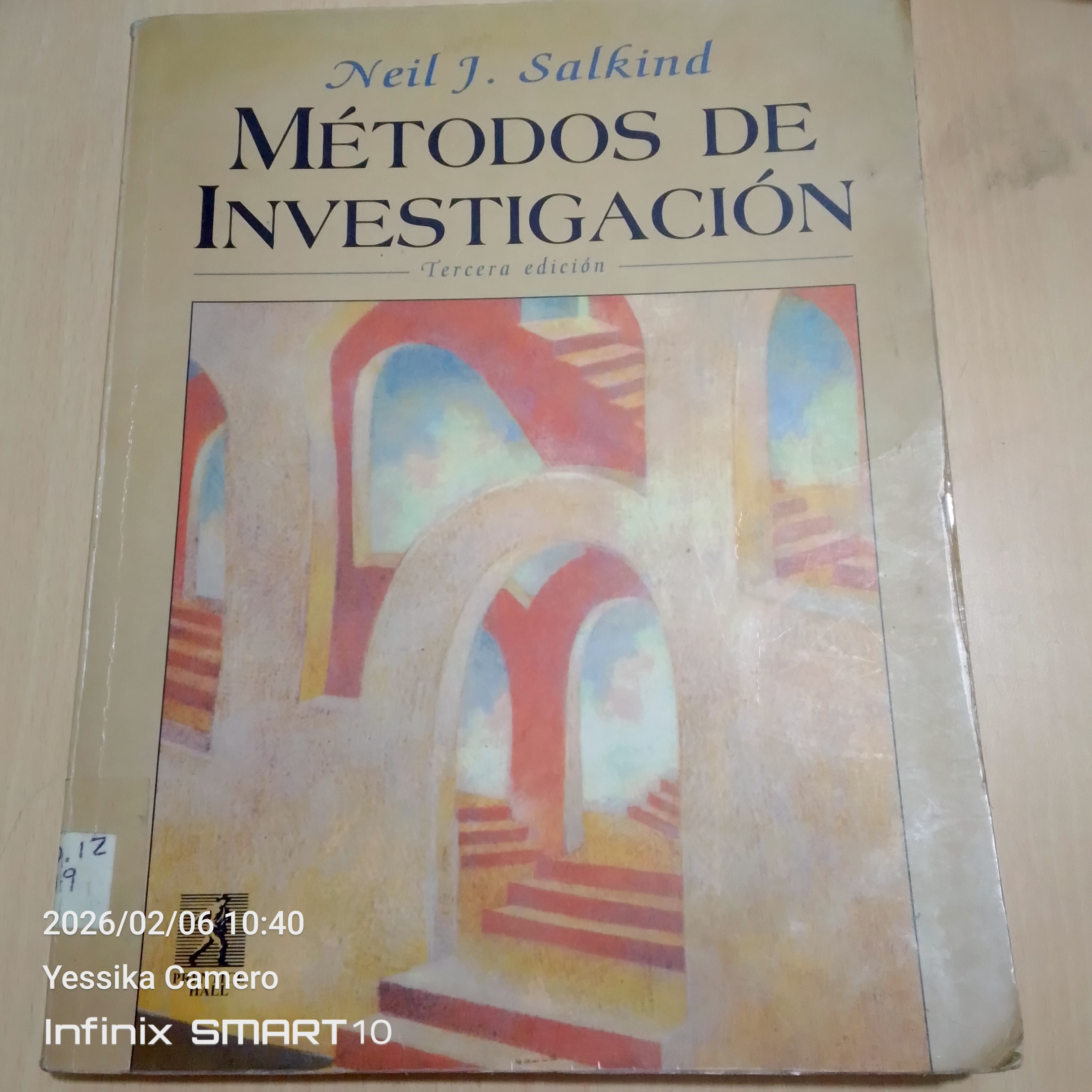 Portada de Métodos de investigación.  Tercera edición