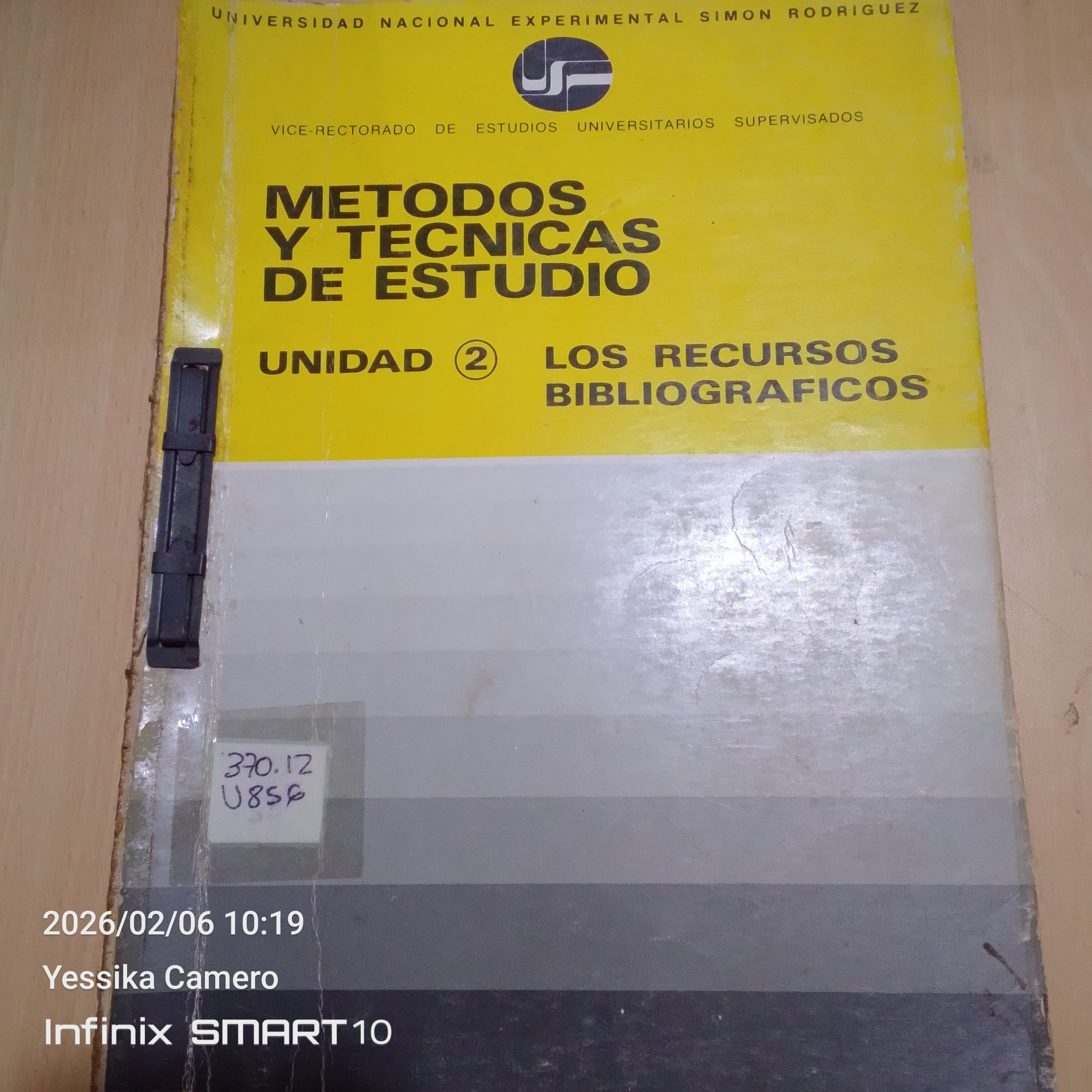 Portada de Métodos y técnicas de estudio