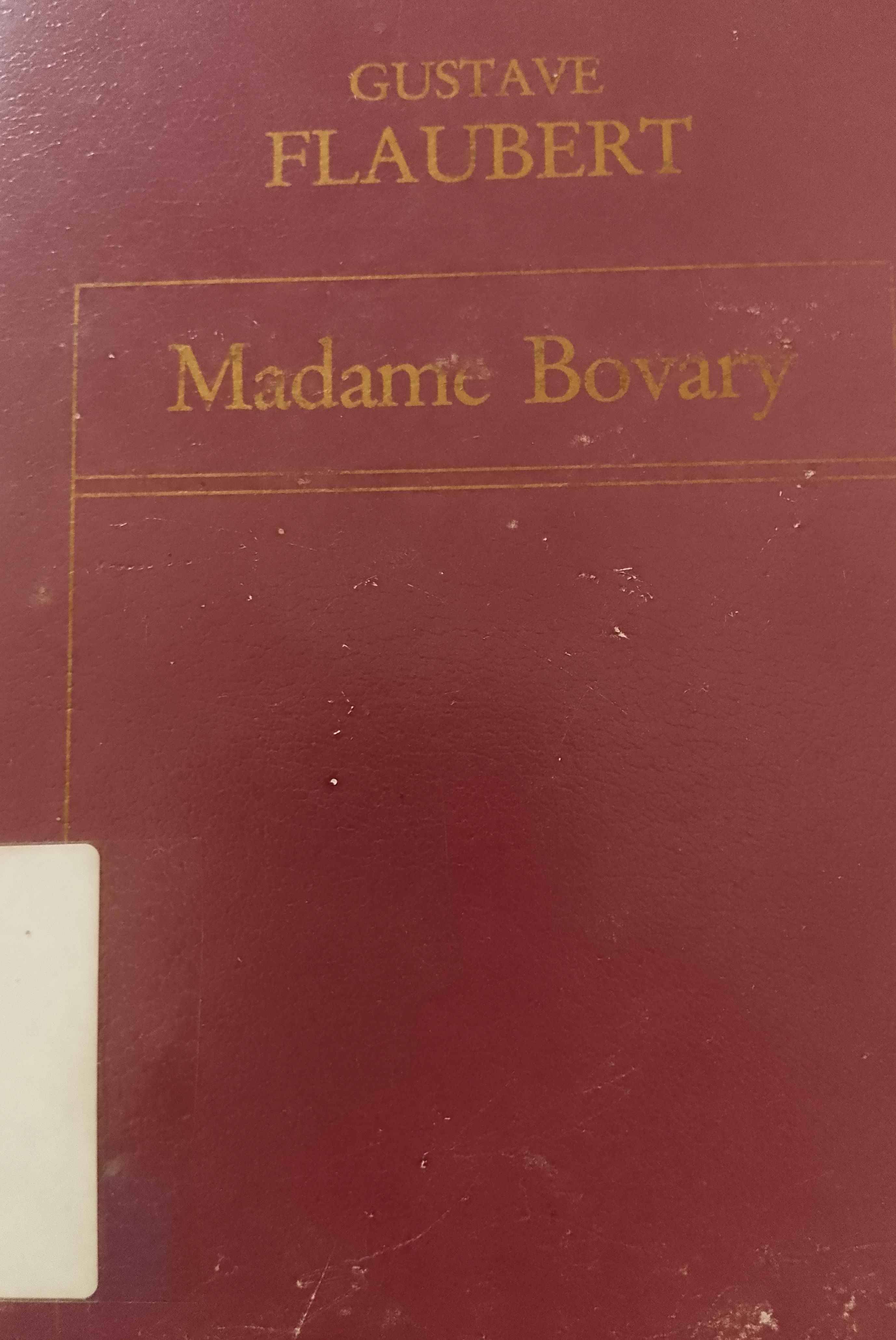 Portada de Madame Bovary