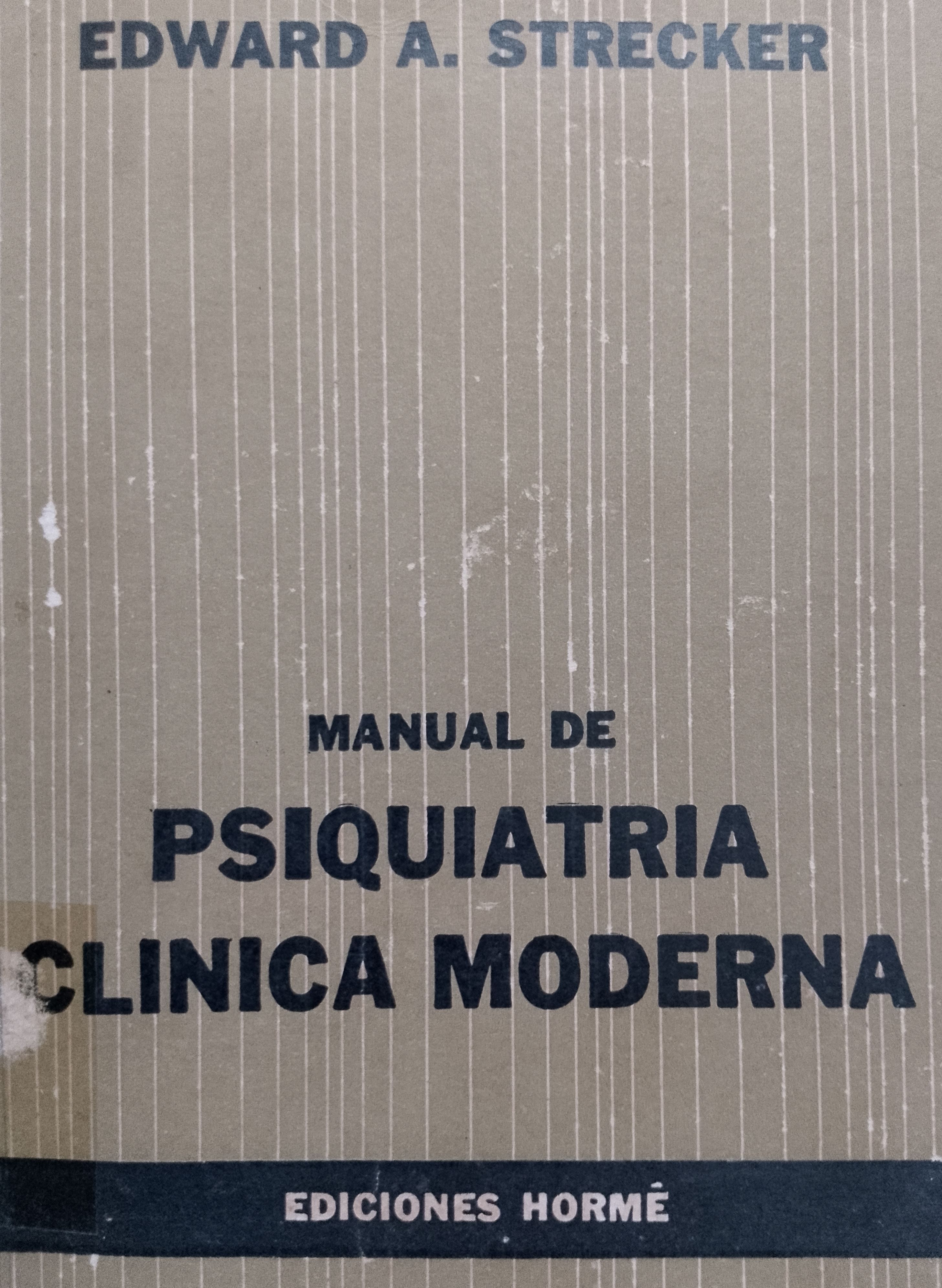 Portada de Manual de psiquiatría clínica moderna