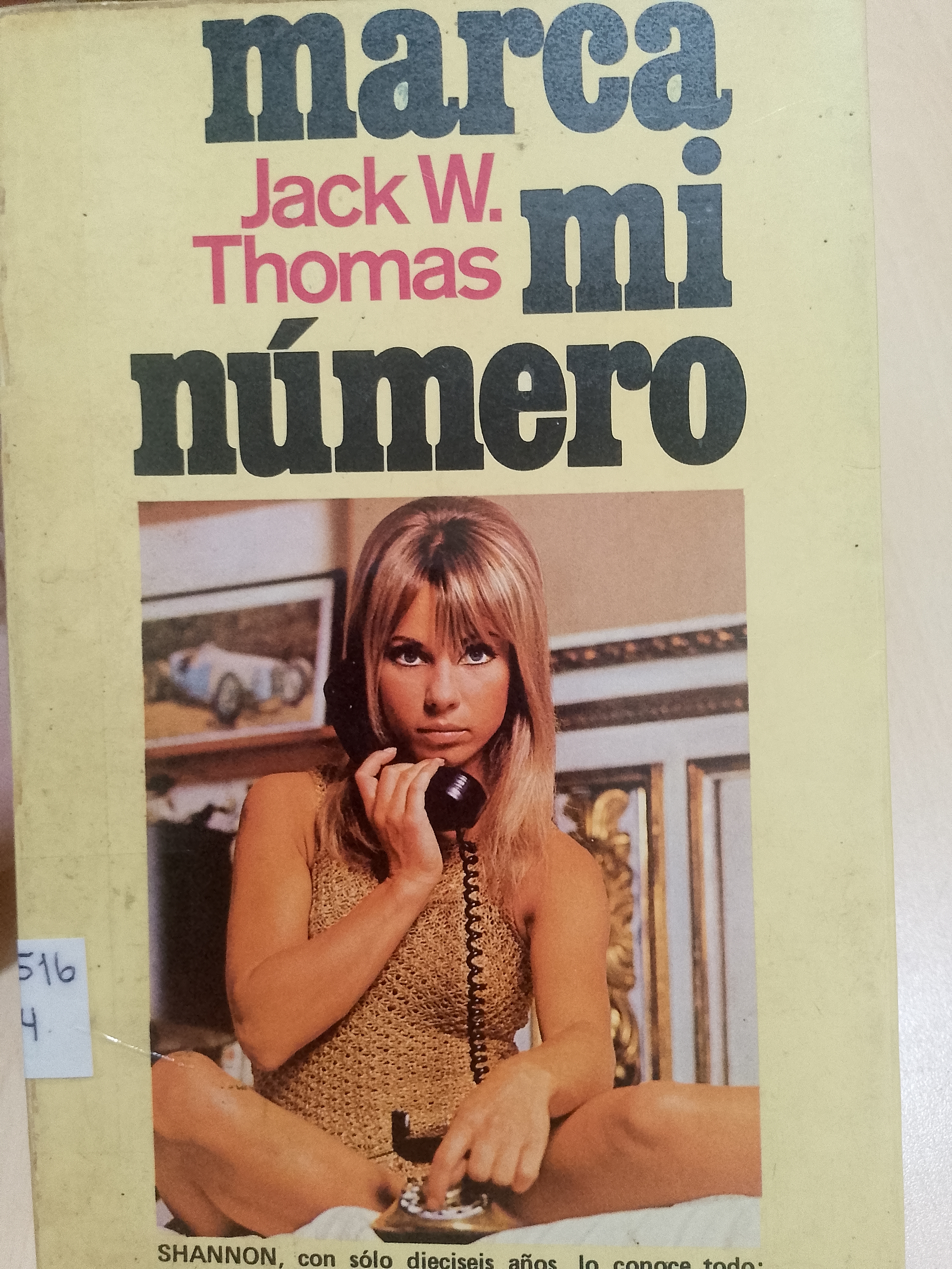Portada de Marca mi número