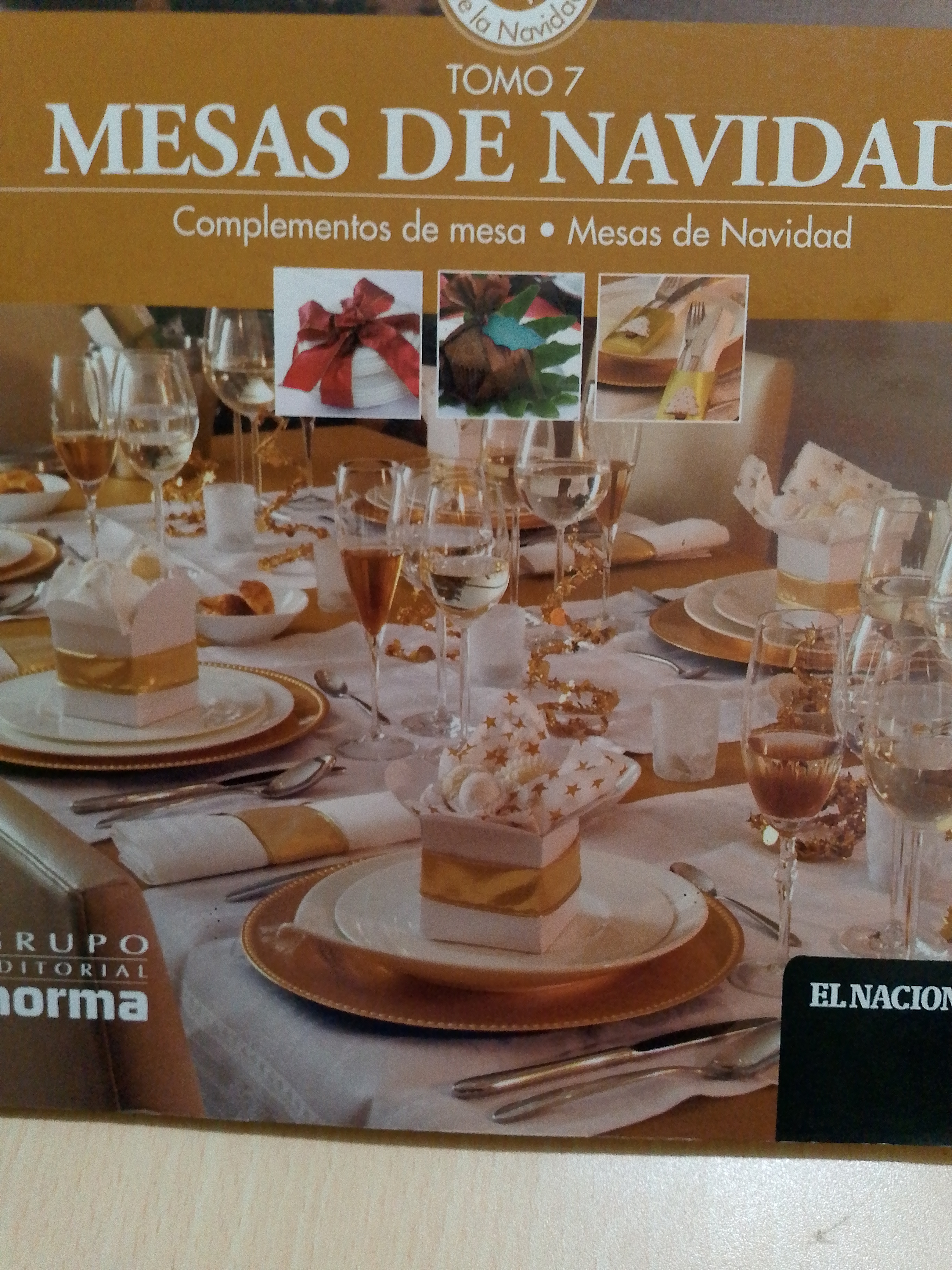 Portada de Mesas de Navidad.  Complementos de mesa, Mesas de Navidad