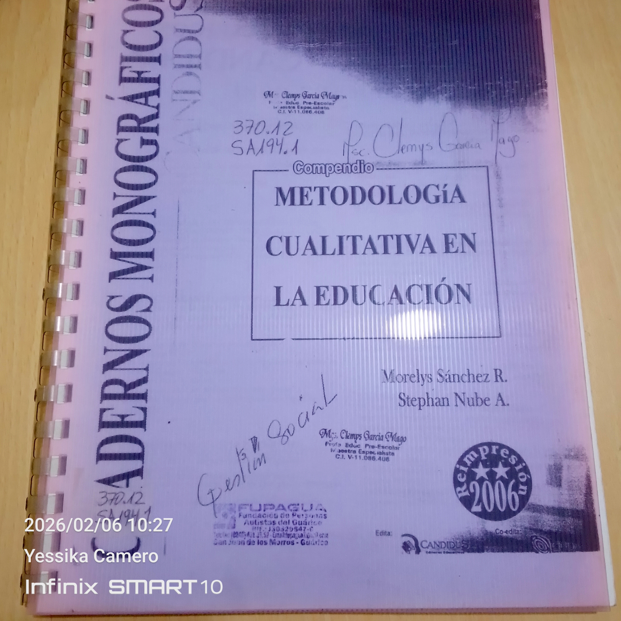 Portada de Metodología cualitativa en la educación