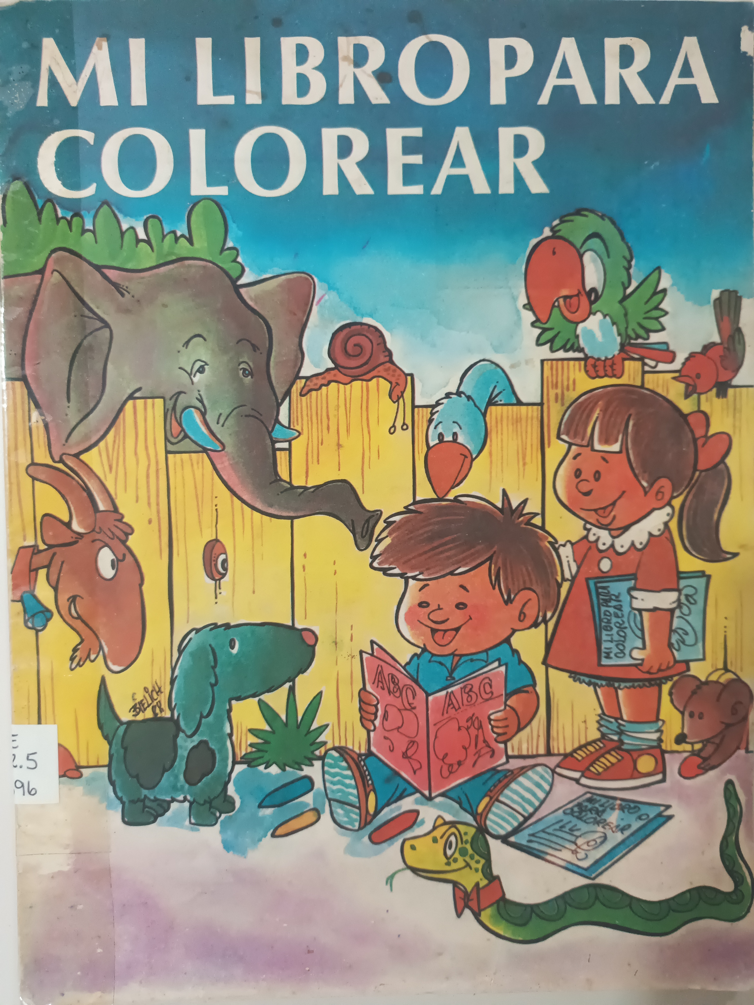 Portada de Mi libro para colorear