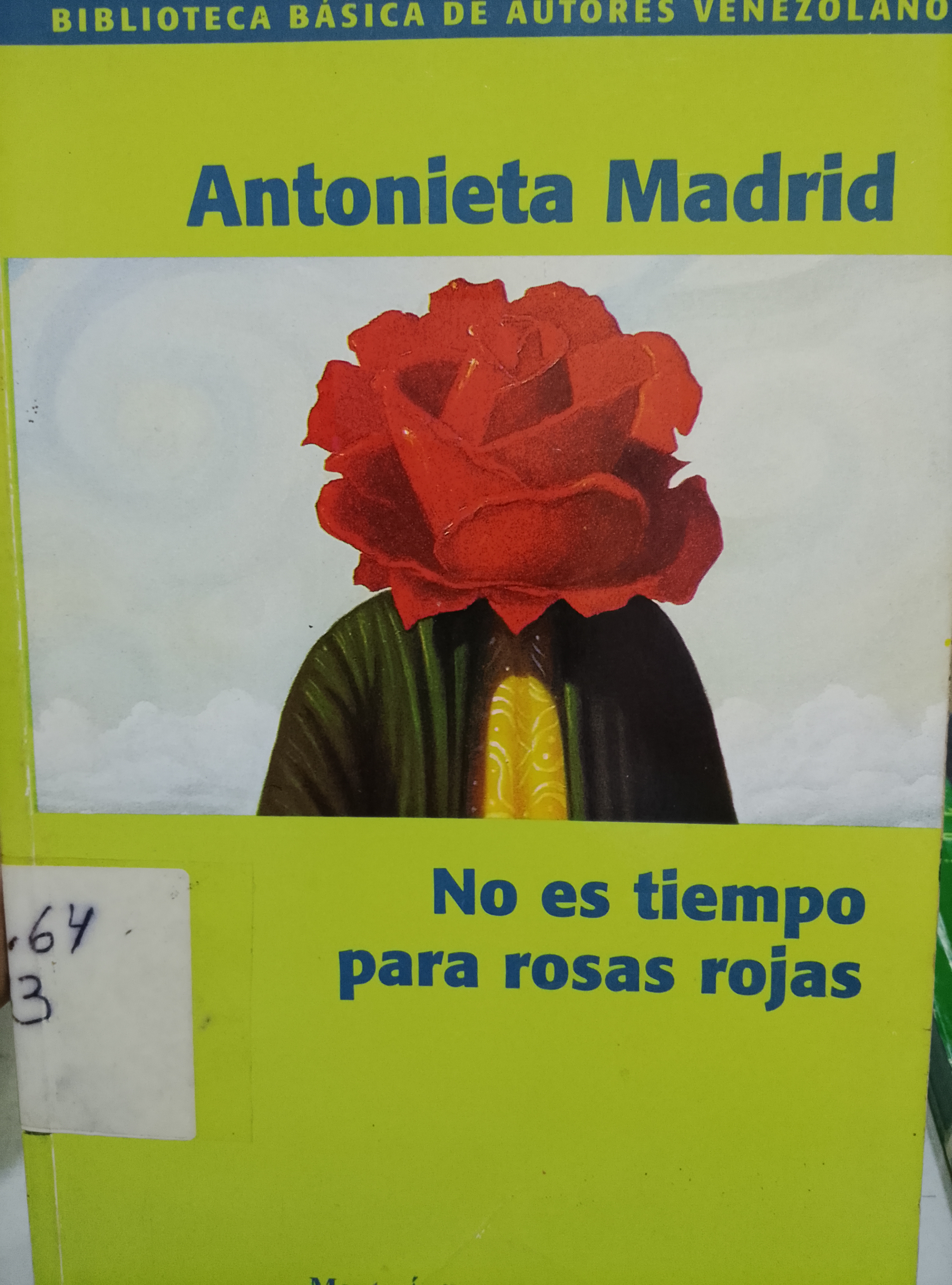 Portada de No es tiempo para rosas rojas