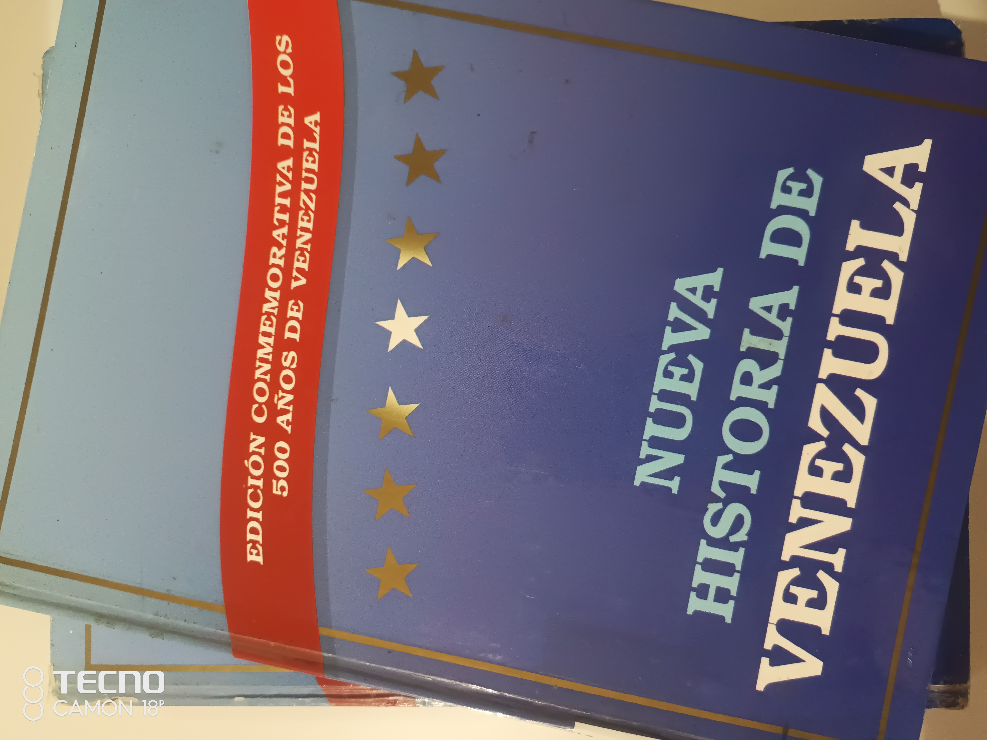 Portada de Nueva historia de Venezuela 