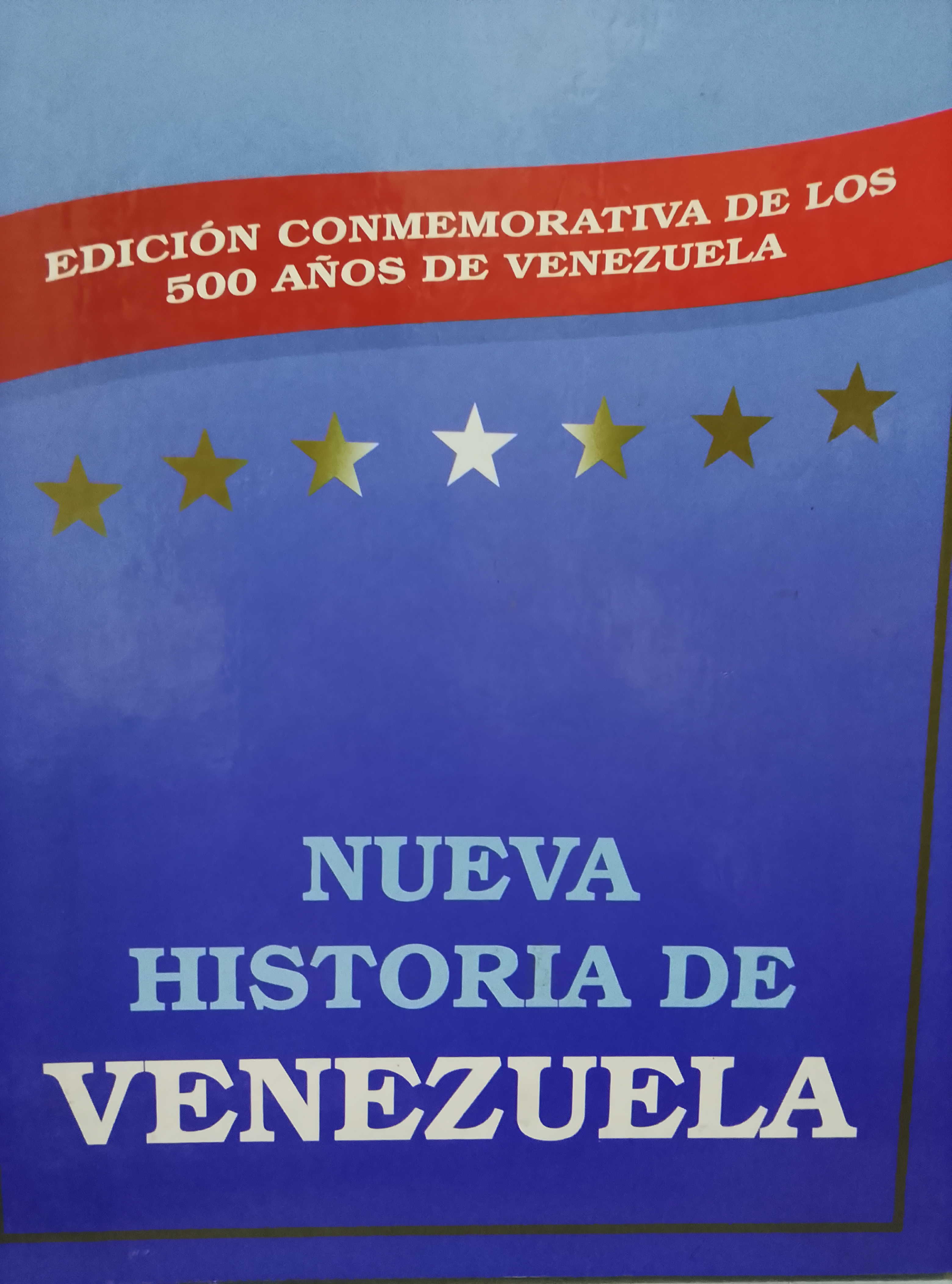 Portada de Nueva historia de Venezuela 