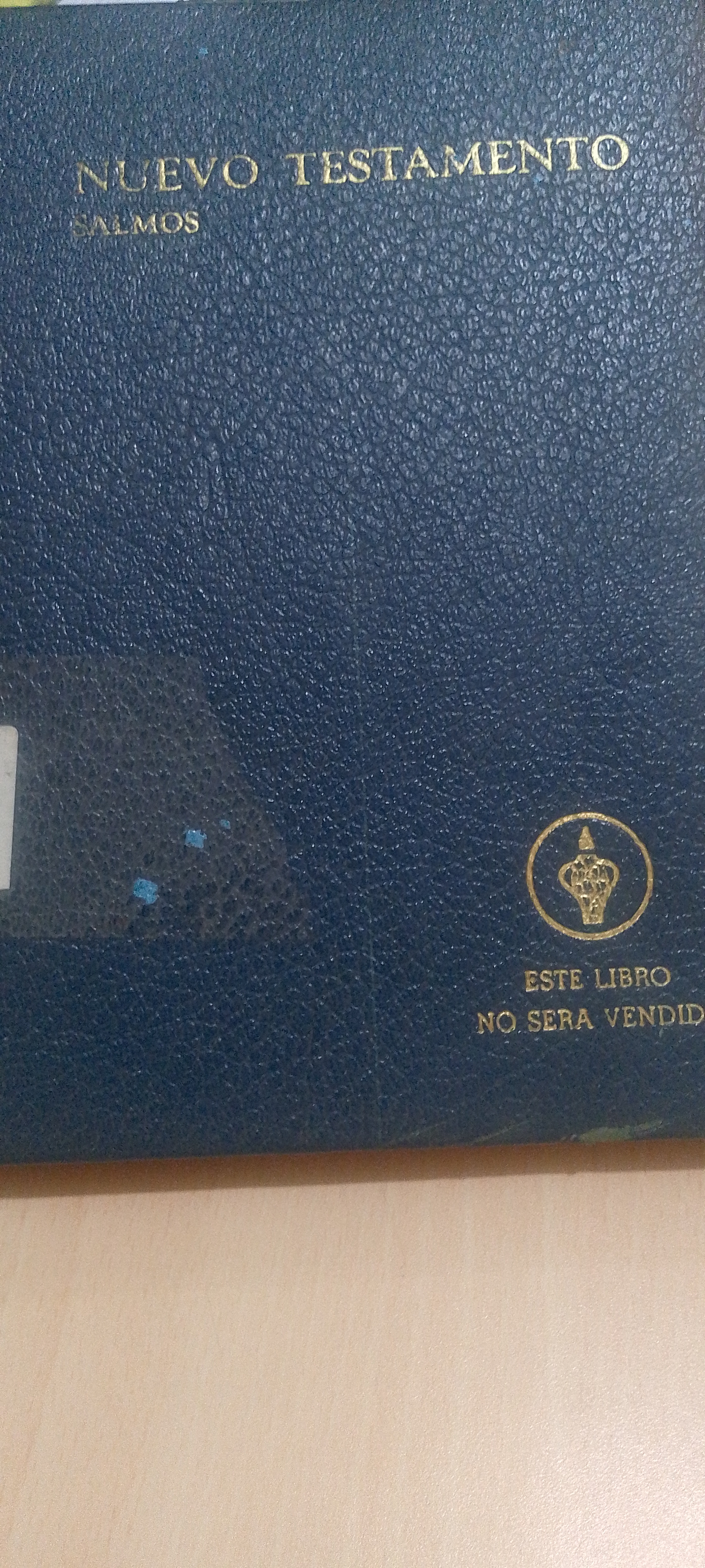 Portada de Nuevo testamento, salmos