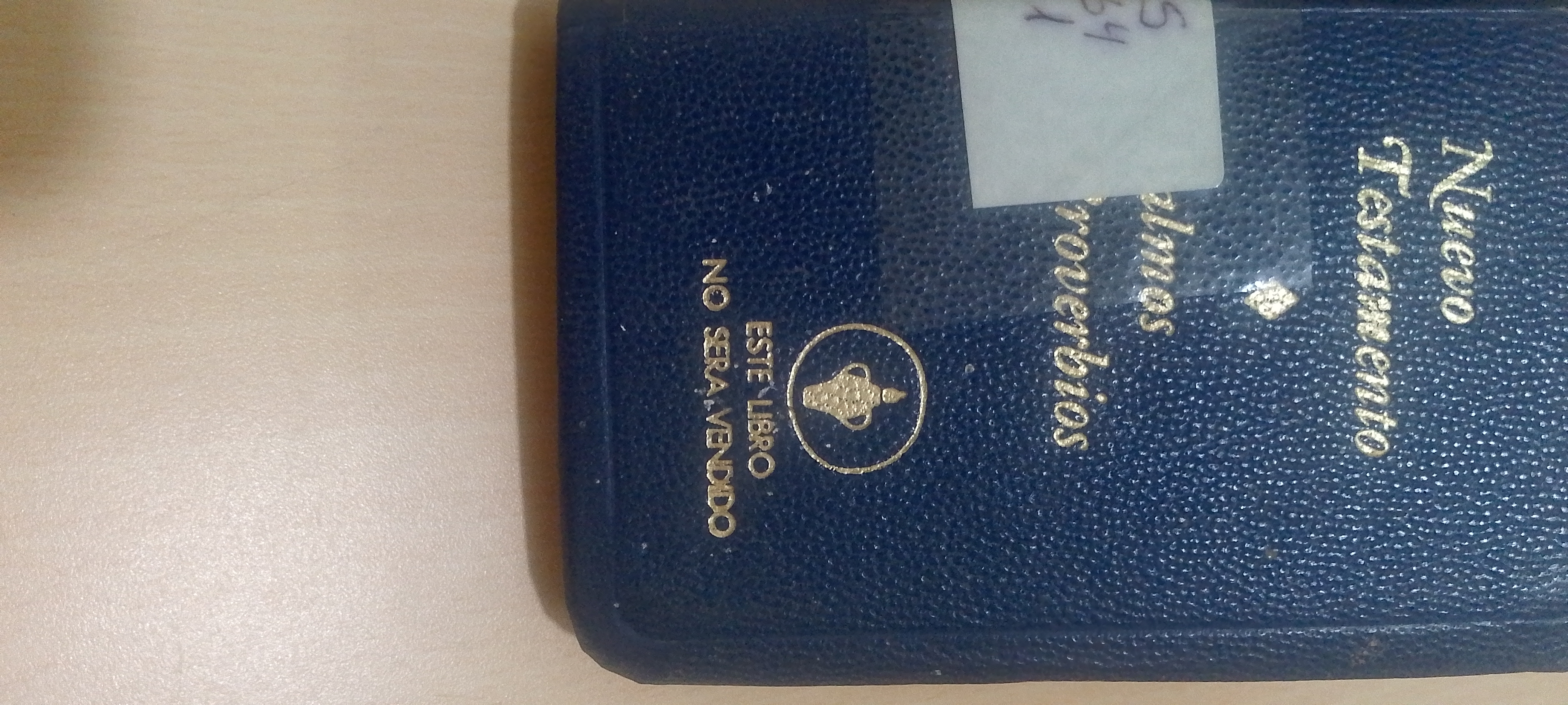 Portada de Nuevo testamento. Salmos Proverbios