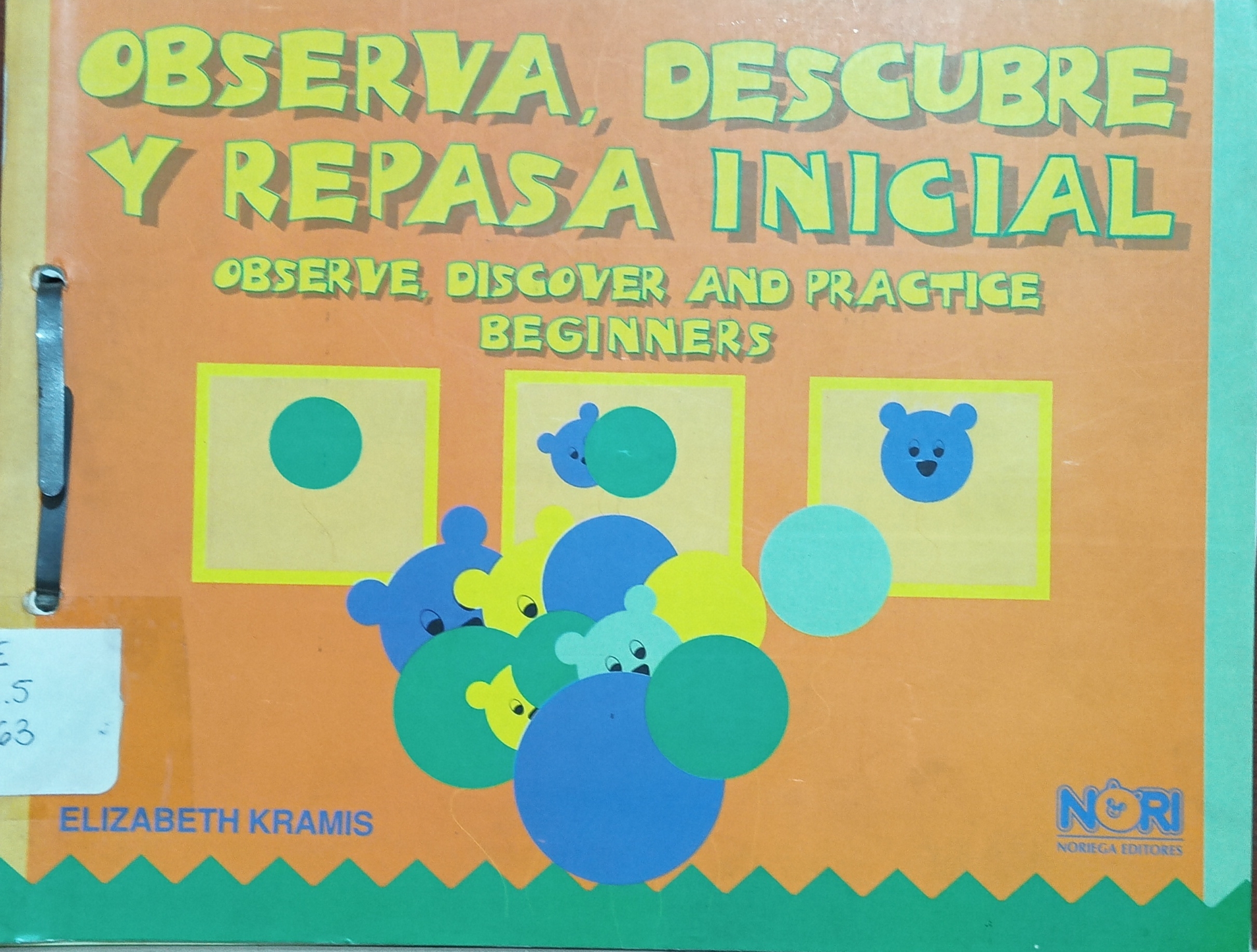 Portada de Observa, descubre y repasa inicial