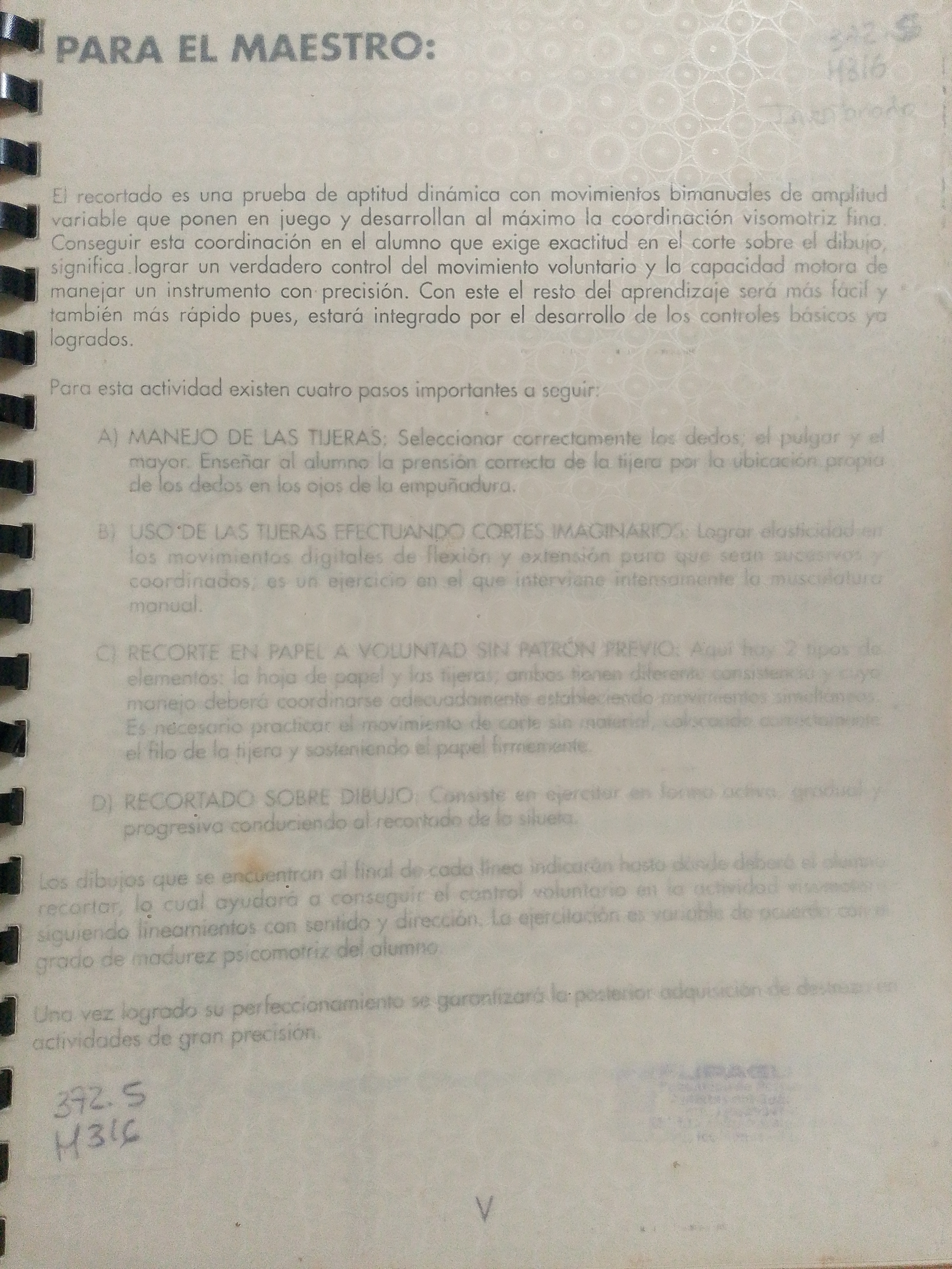 Portada de Para el maestro