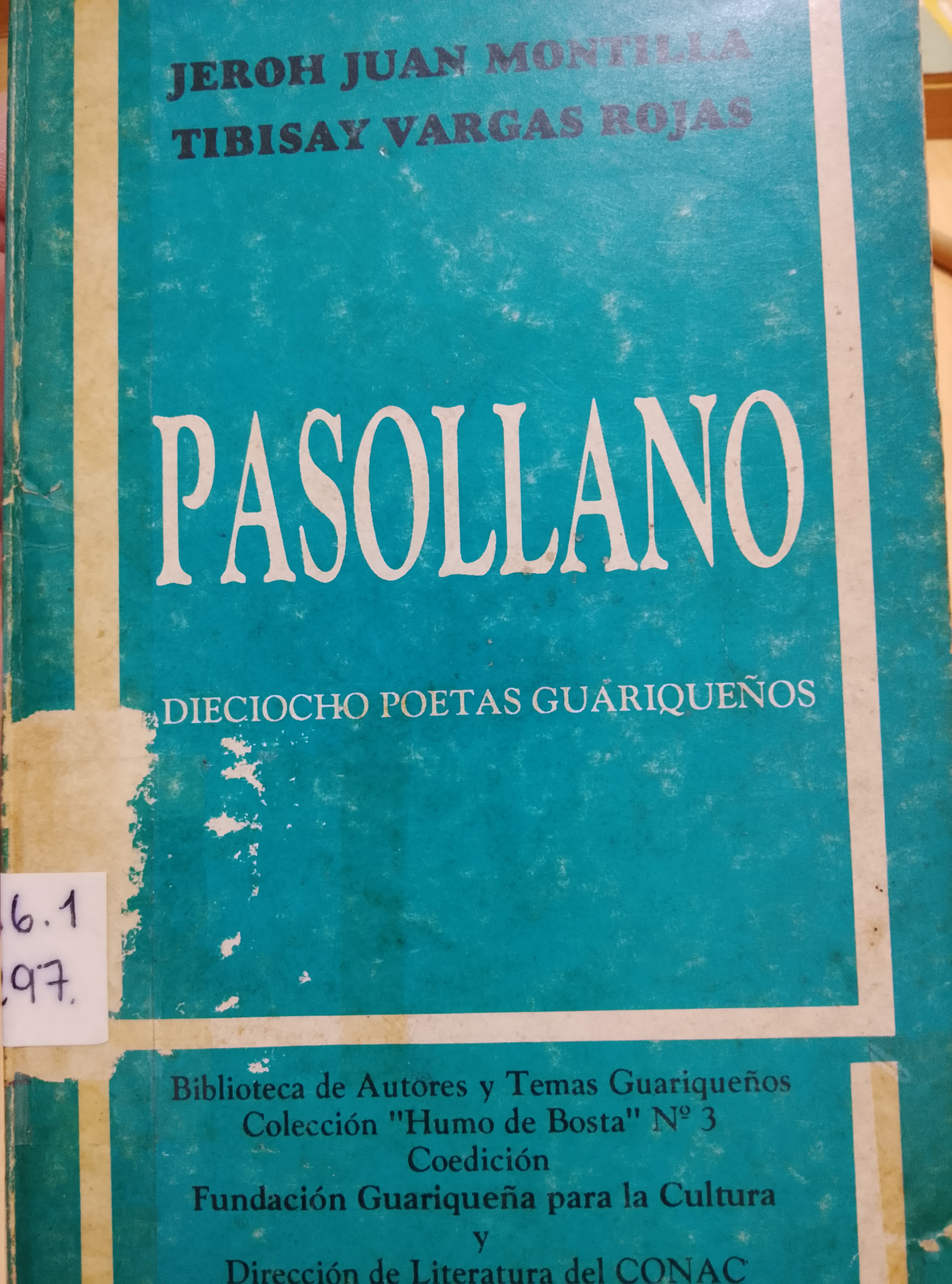 Portada de Pasollano 18 poetas guariqueños