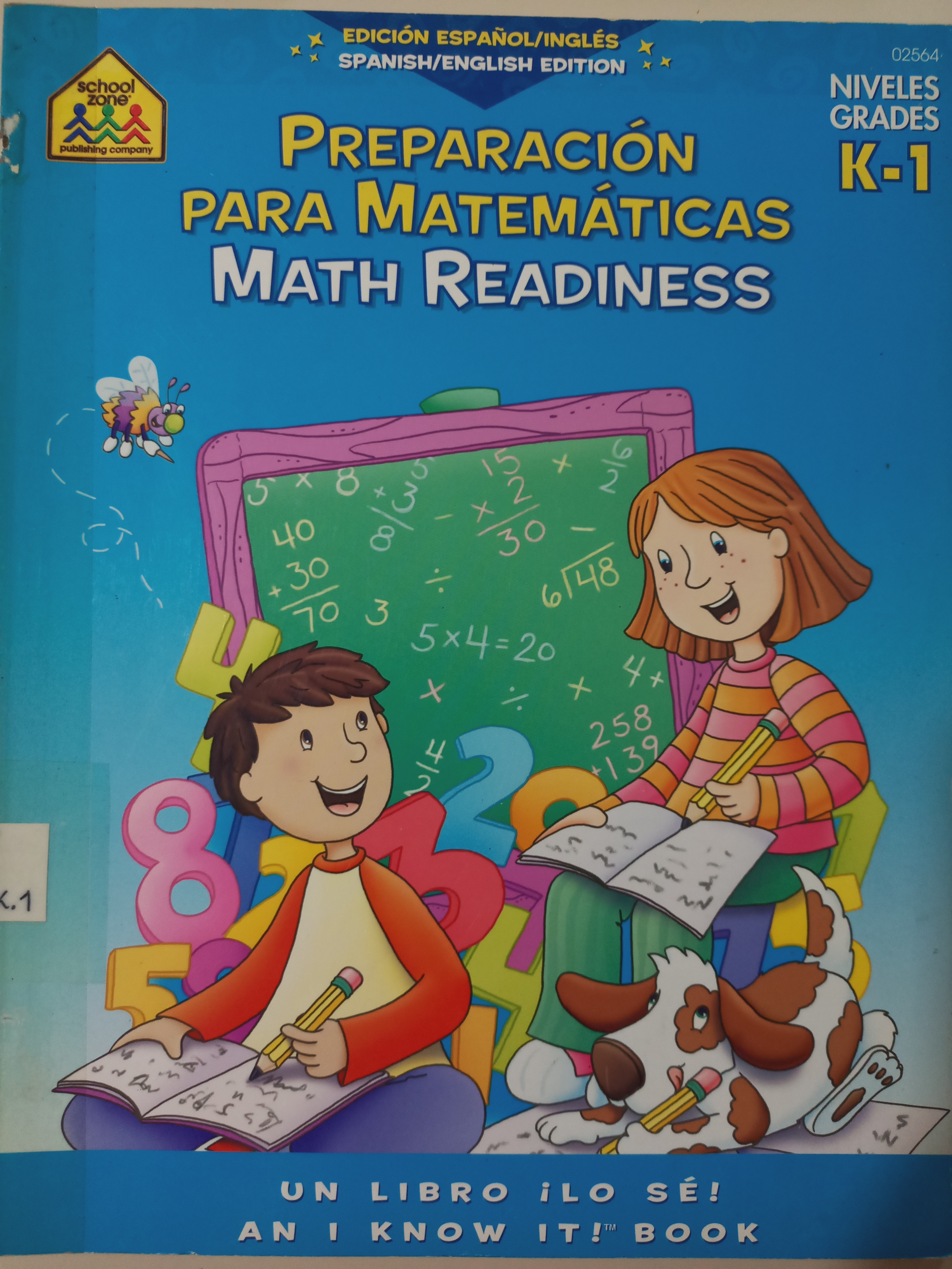 Portada de Preparación para Matemáticas (Math Readiness) Nivel Grande K-1