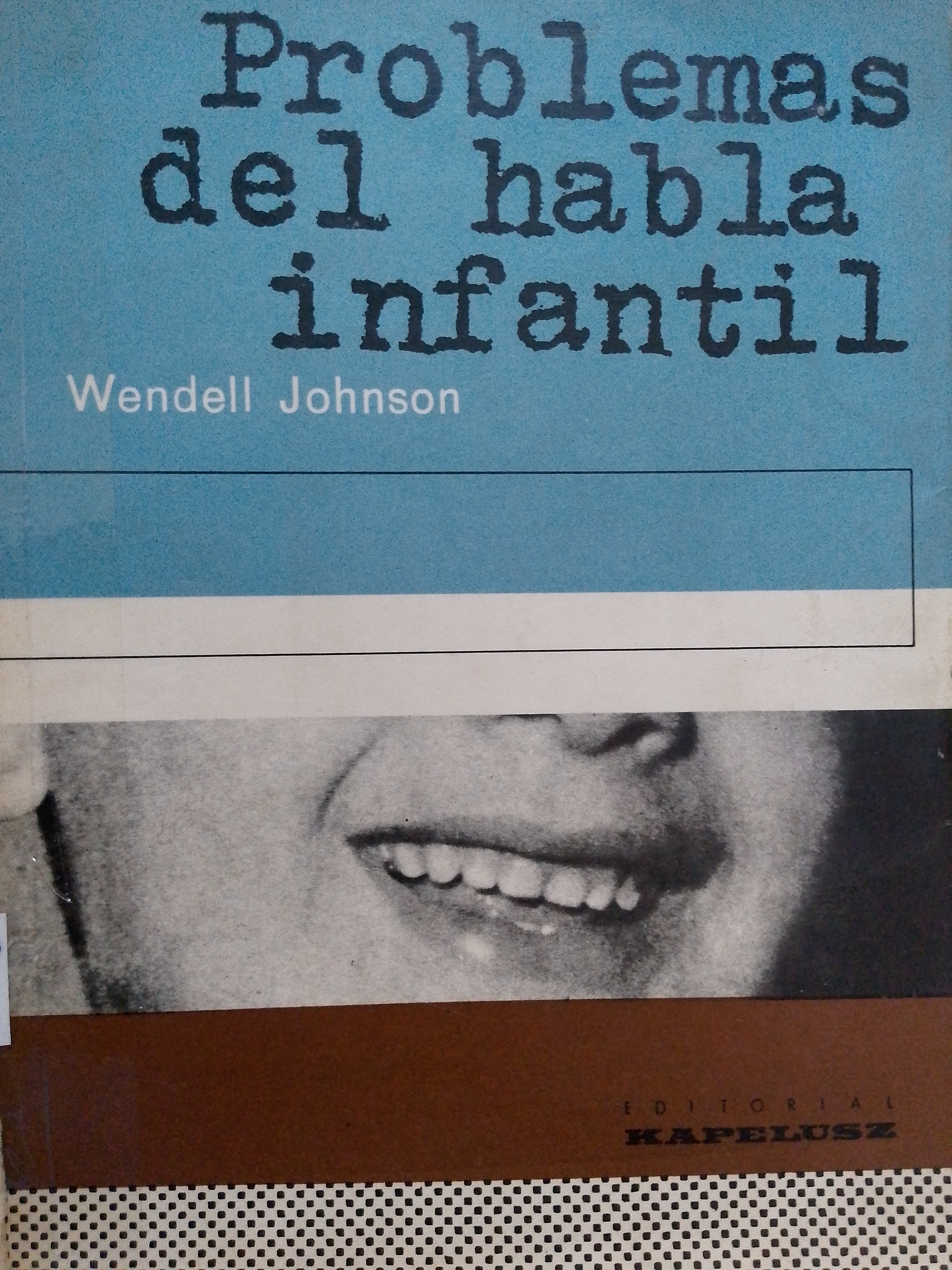 Portada de Problemas del habla infantil