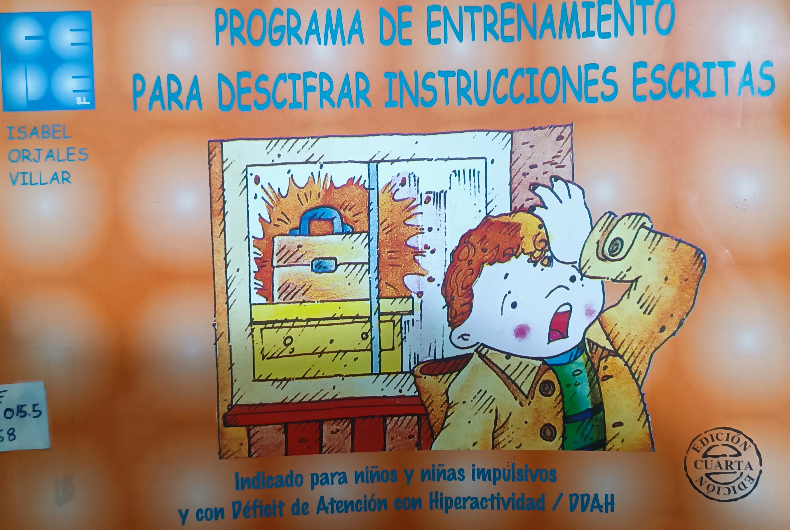 Portada de Programa de Entrenamiento para descifrar instrucciones escritas