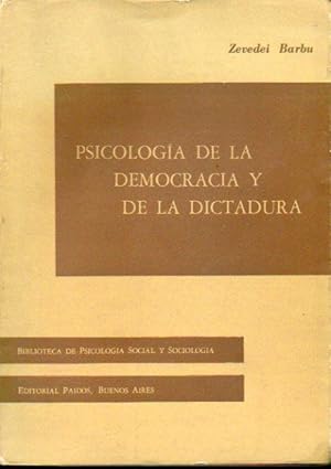 Portada de Psicología de la democracia y la dictadura