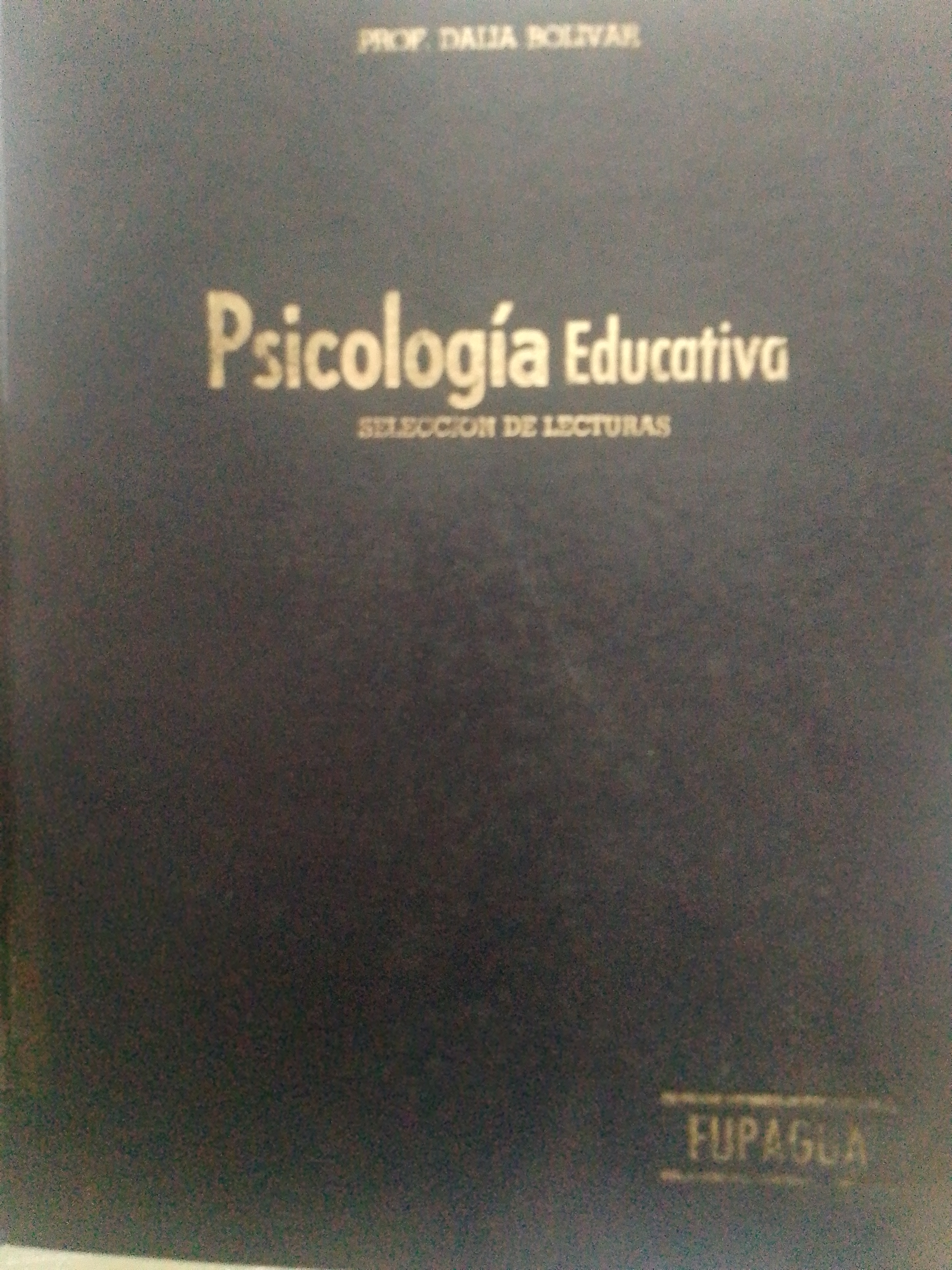 Portada de Psicología educativa. Selección de lecturas